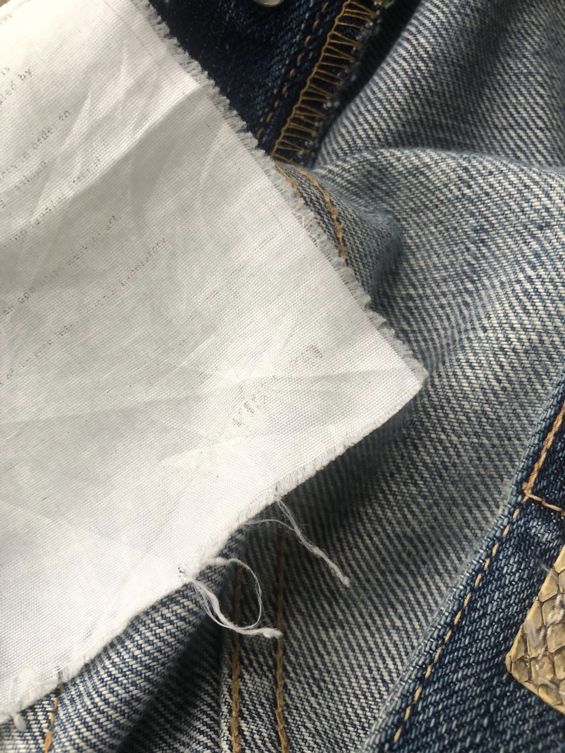 Visvim 💯Rare VISVIM Fluxus 00 damaged-1 d1 denim Selvedge Jeans Size US 34 / EU 50 - 13 Thumbnail