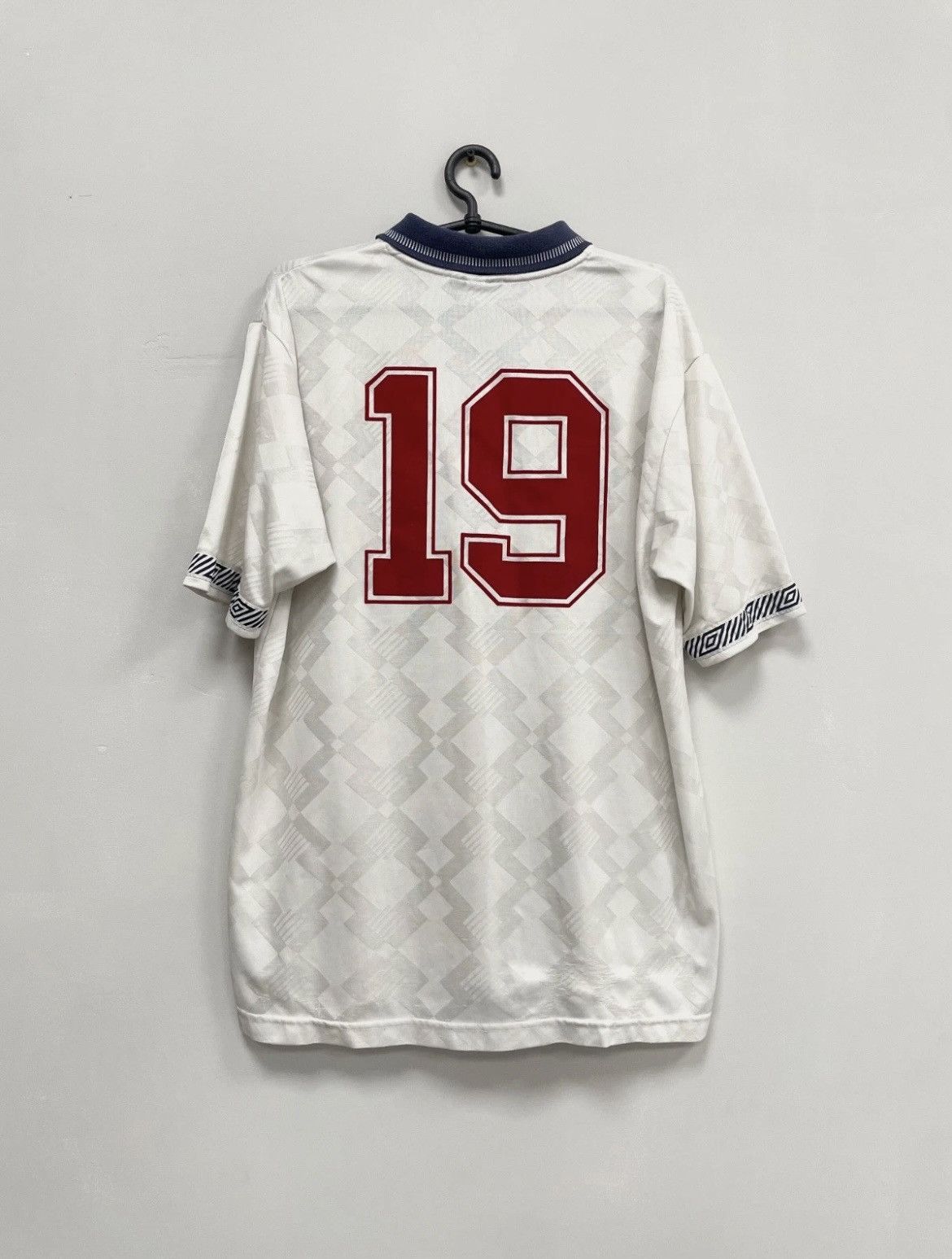 Umbro England 1990/1992 Home Football Shirt Jersey Umbro #19 Size US XL / EU 56 / 4 - 2 Thumbnail