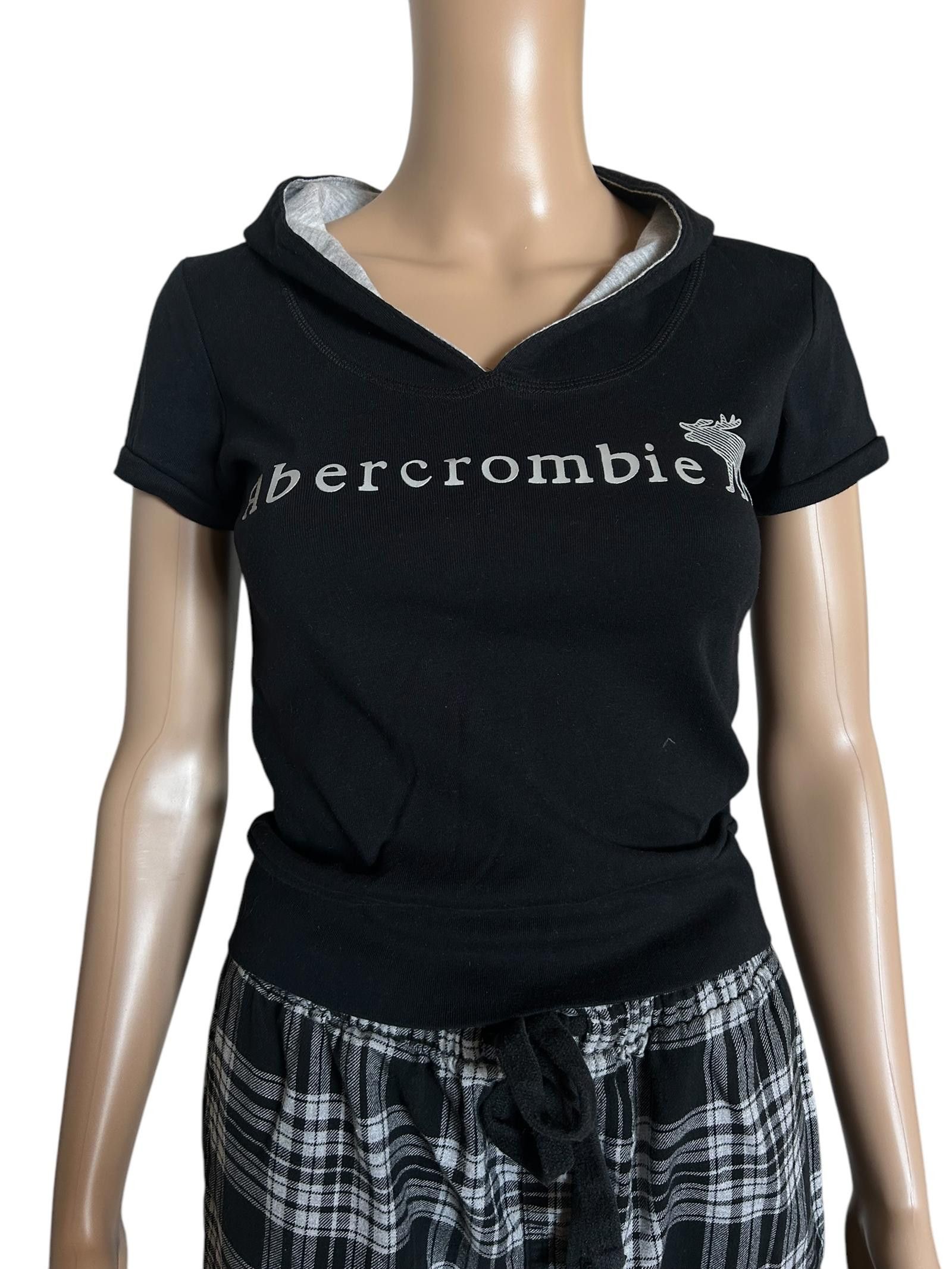 Abercrombie & Fitch Abercrombie & Fitch Cozy Pajama Set - Black Plaid Size ONE SIZE - 2 Thumbnail
