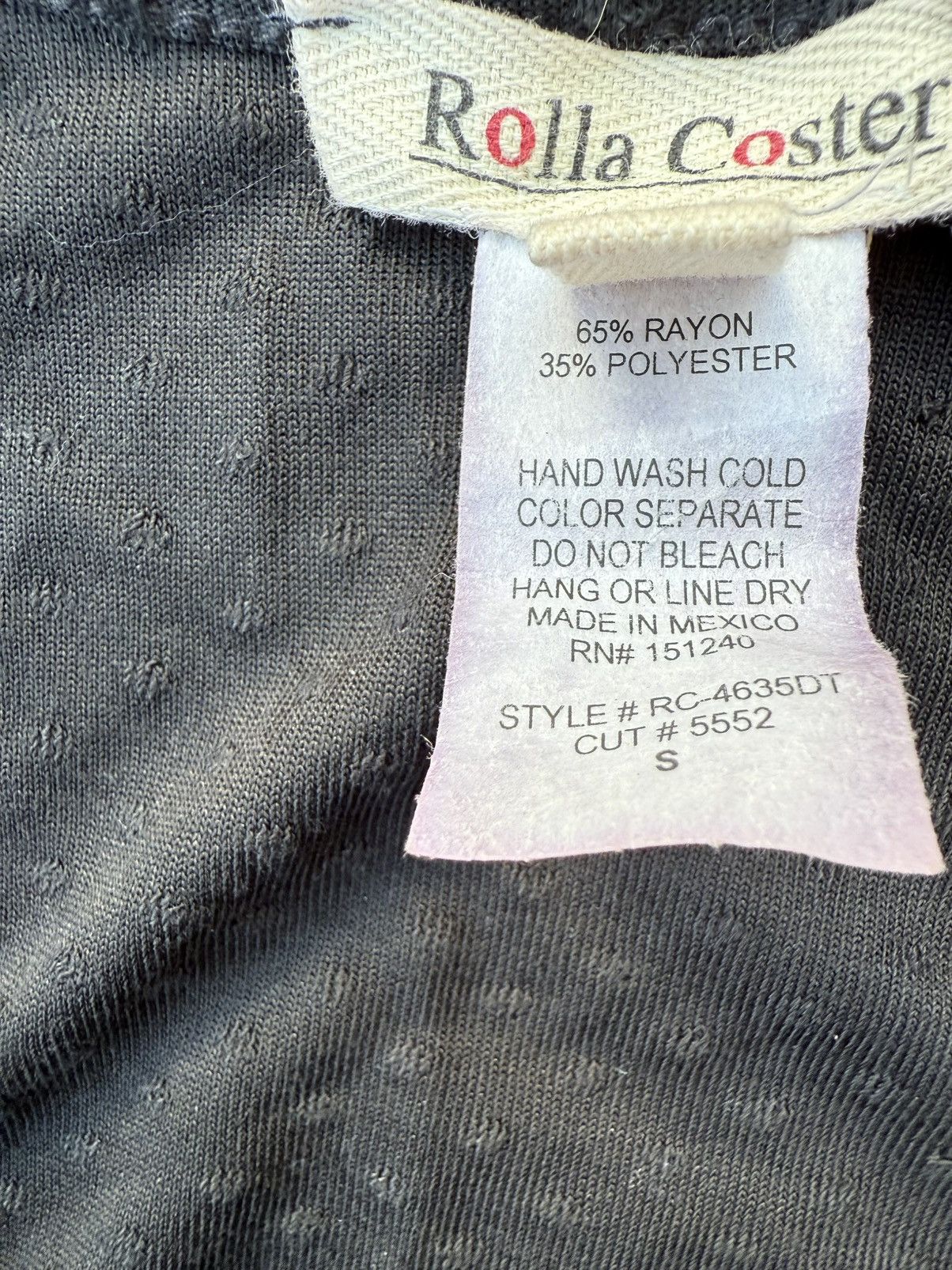 Other Rolla Coster Faux Wrap Surplice Little Black Dress Swiss Dot Size S / US 4 / IT 40 - 9 Thumbnail