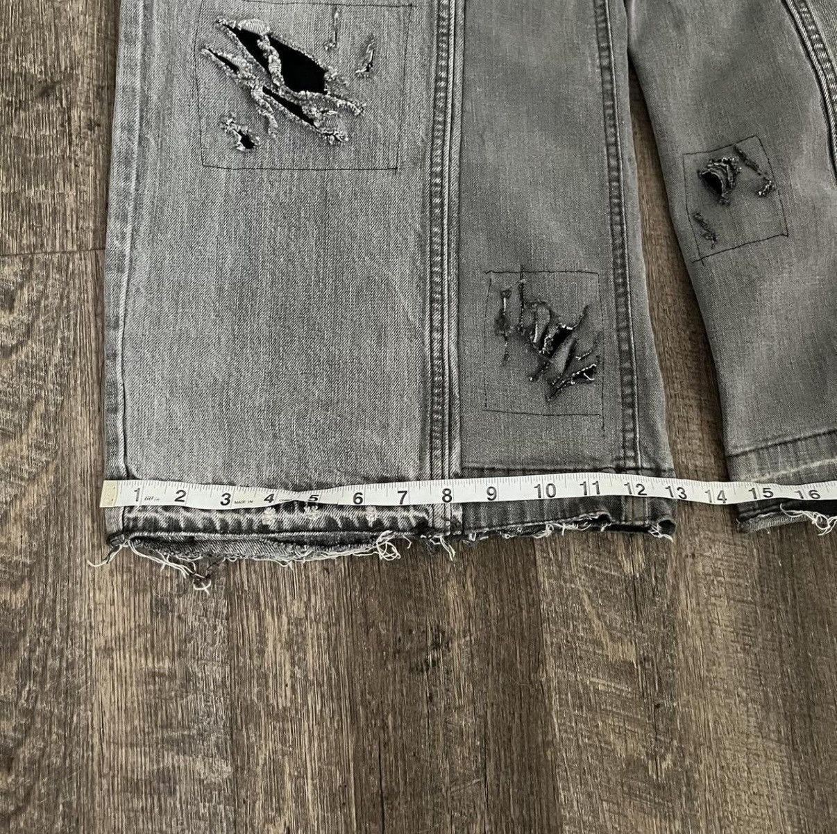 Other Supper baggy grey distressed jeans Size US 30 / EU 46 - 4 Thumbnail