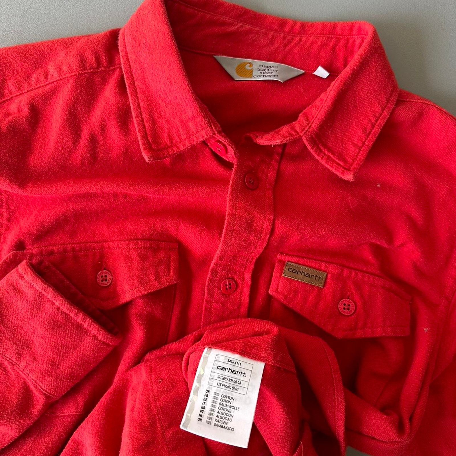 Carhartt Wip Carhartt WIP Rugged Cotton Longsleeve Cotton Flannel Shirt Size US M / EU 48-50 / 2 - 3 Thumbnail