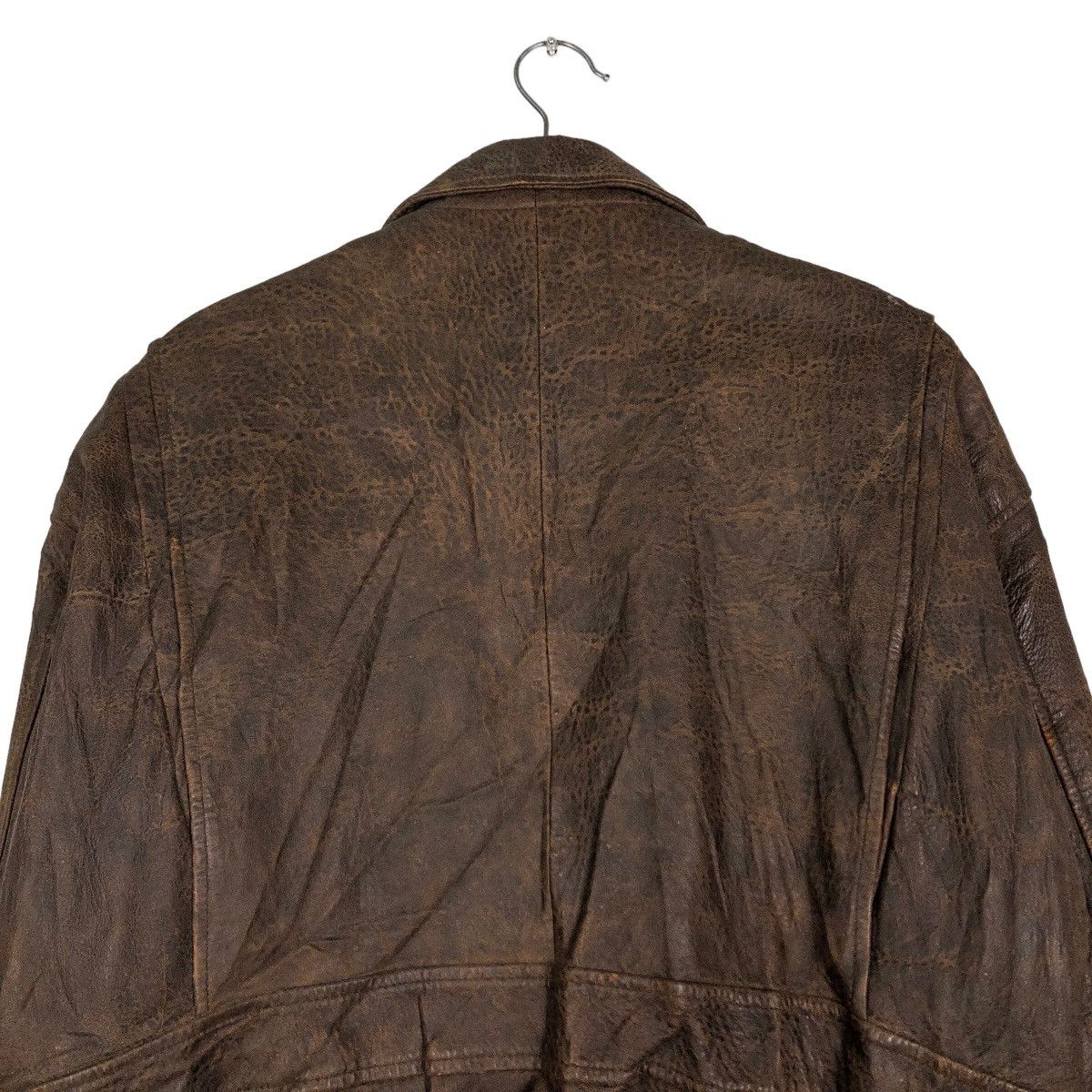 Japanese Brand 🔥Vintage Biker Leather Jacket Bayleaf Anch Issey Miyake Size US M / EU 48-50 / 2 - 9 Thumbnail