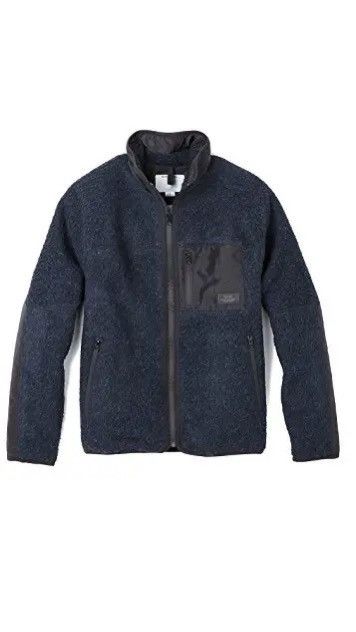 Patrik Ervell Patrik Ervell Navy Wool Fleece Jacket Size US S / EU 44-46 / 1 - 1 Thumbnail