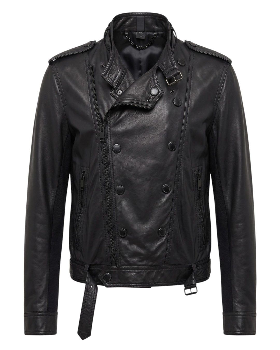 Burberry Prorsum RUNWAY LAMBSKIN LEATHER BIKER JACKET Size US M / EU 48-50 / 2 - 2 Thumbnail