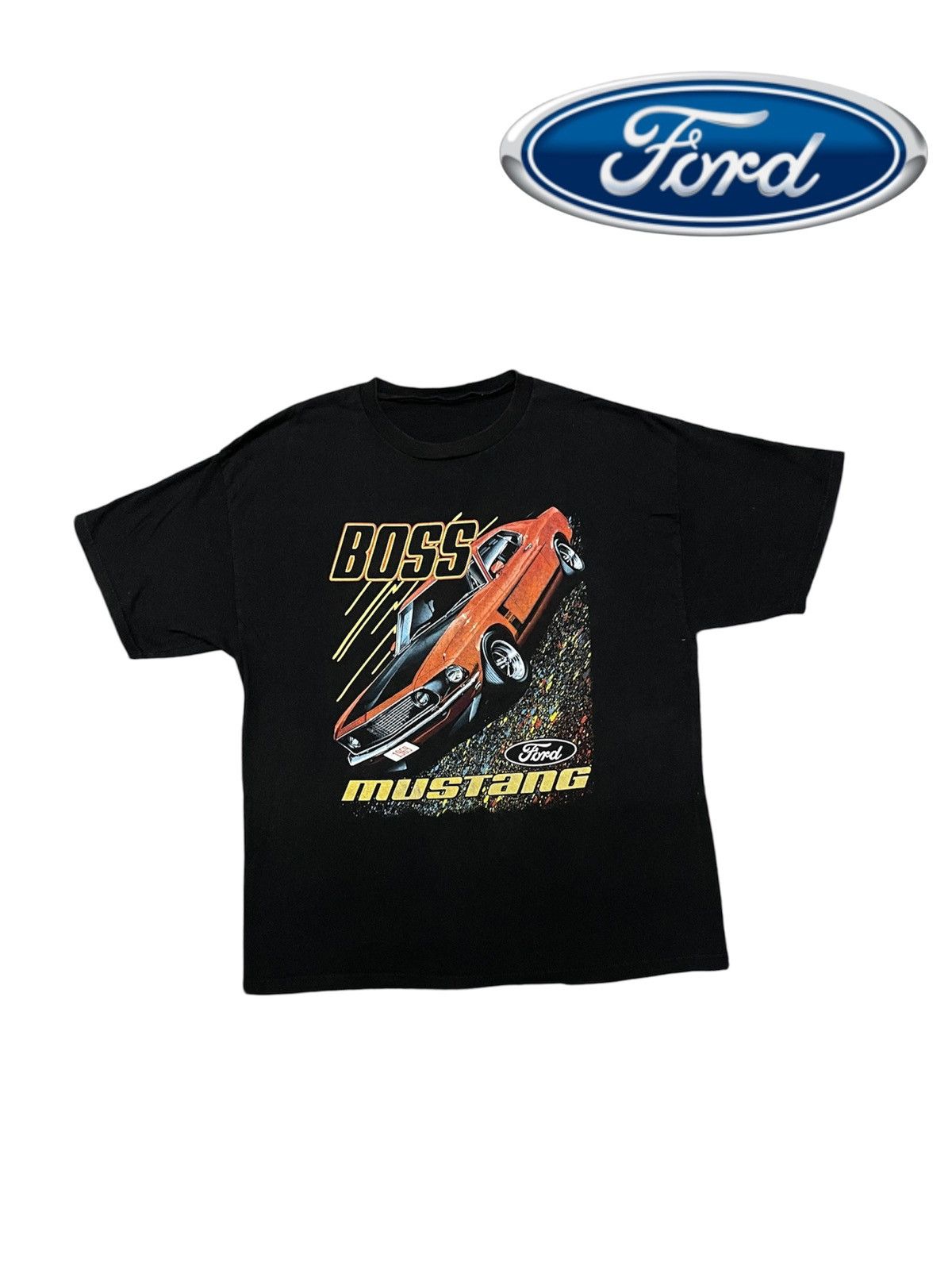 Ford VINTAGE Y2K FORD MUSTANG BIG PRINT SHIRT Size US XL / EU 56 / 4 - 1 Thumbnail