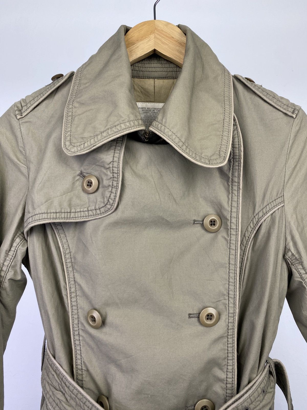 GOA 2000's GOA Double Breast Belted Half Trench Coat Size M / US 6-8 / IT 42-44 - 6 Thumbnail