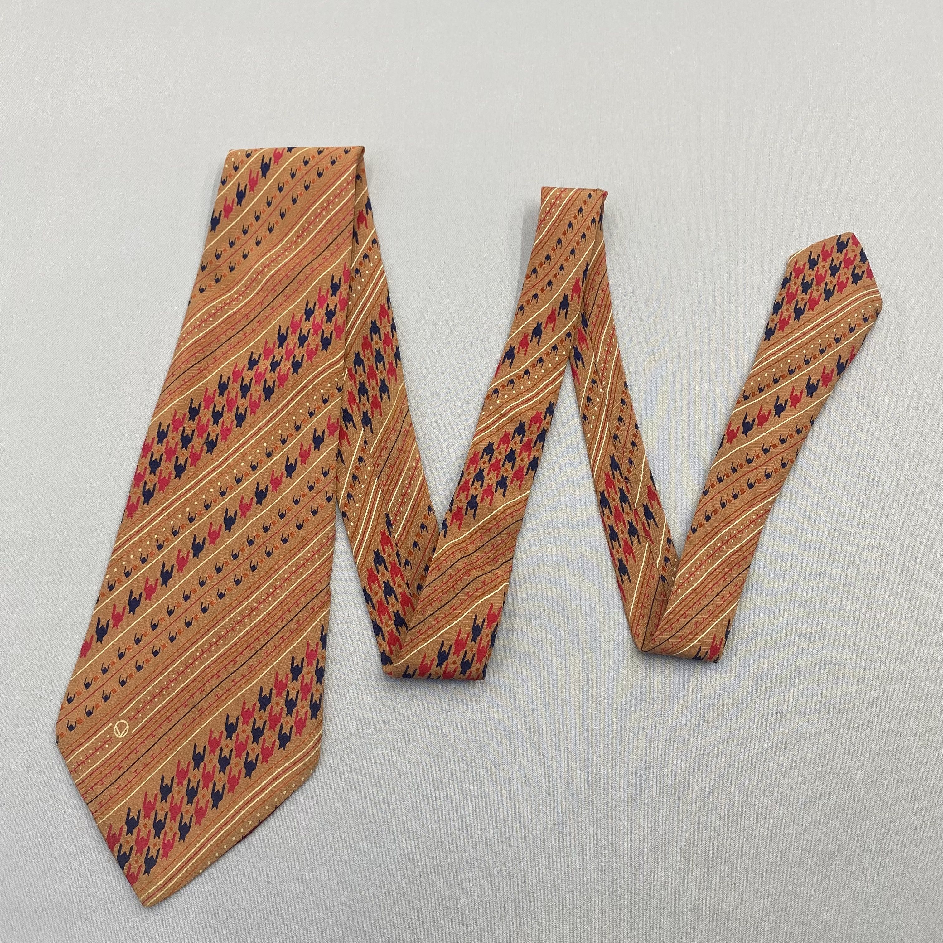 Valentino Vintage Valentino SILK Necktie Cravate Pure Silk Neck Tie Size ONE SIZE - 5 Thumbnail