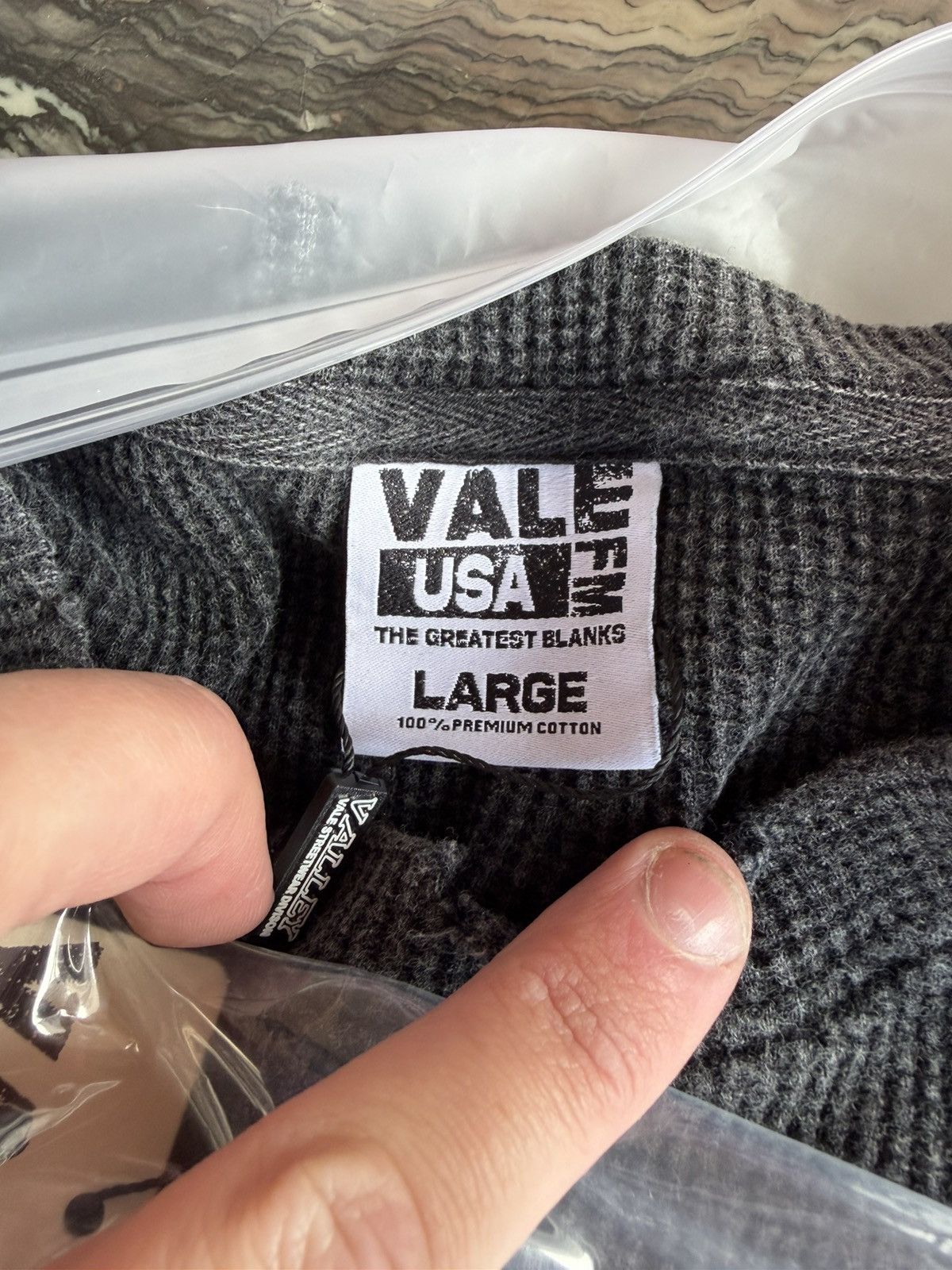 Vale Vale Forever Reborn Thermal Long-Sleeve – Washed Black Large Size US L / EU 52-54 / 3 - 8 Thumbnail