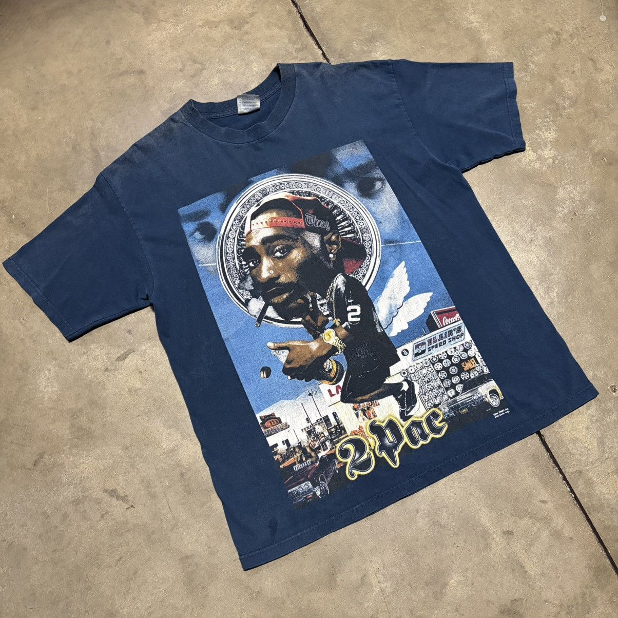 Rap Tees Vintage 2Pac Thug Life Rap Tee Graphic T shirt Y2K Mexican Size US XL / EU 56 / 4 - 2 Thumbnail