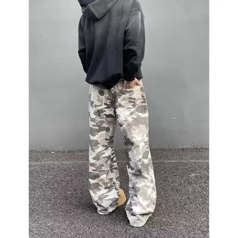 Japanese Brand × Jean Loose casual wide leg camouflage jeans Size US 32 / EU 48 - 3 Thumbnail
