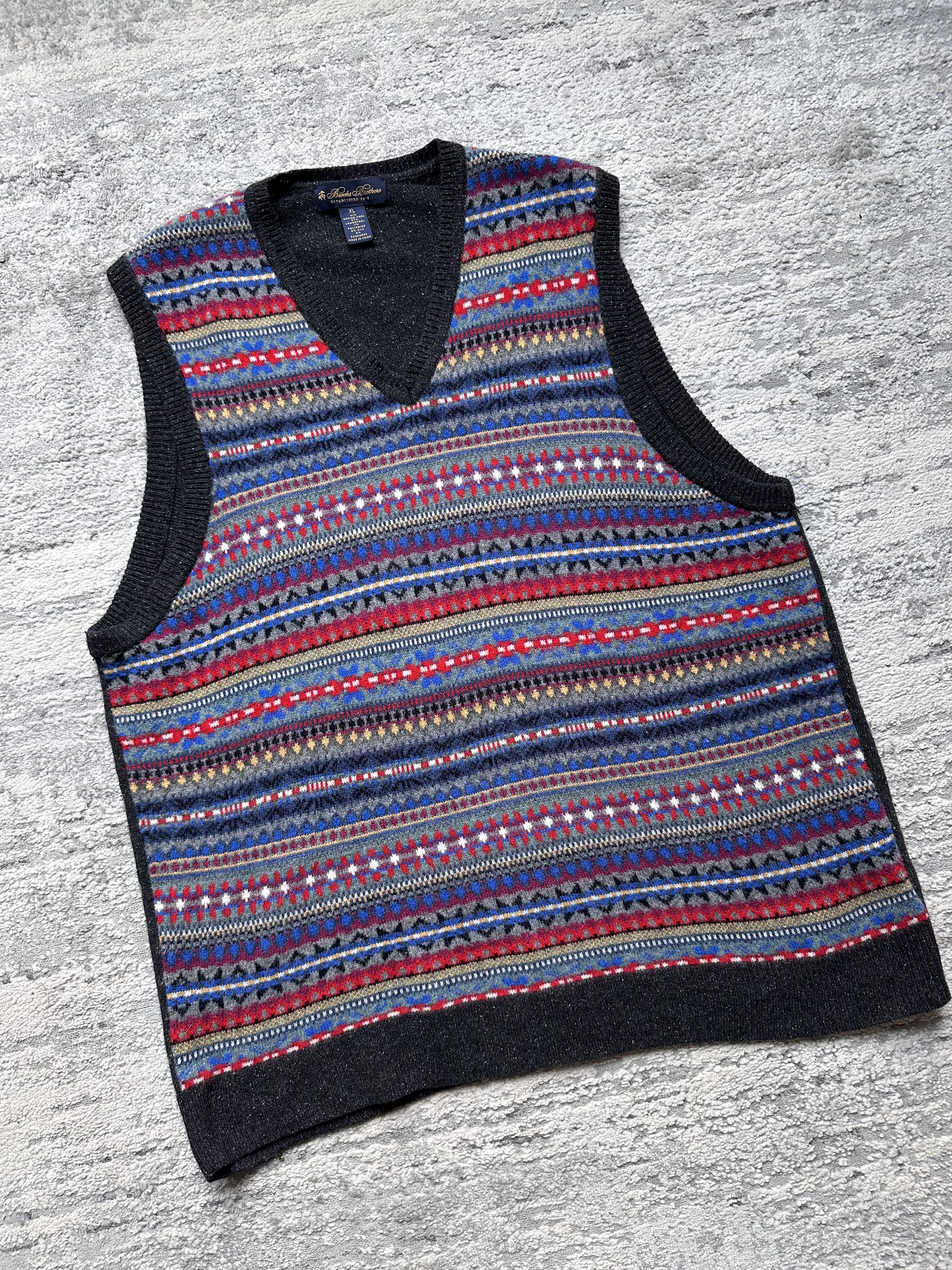 Brooks Brothers Brooks Brothers sweater vest Size US XL / EU 56 / 4 - 2 Thumbnail