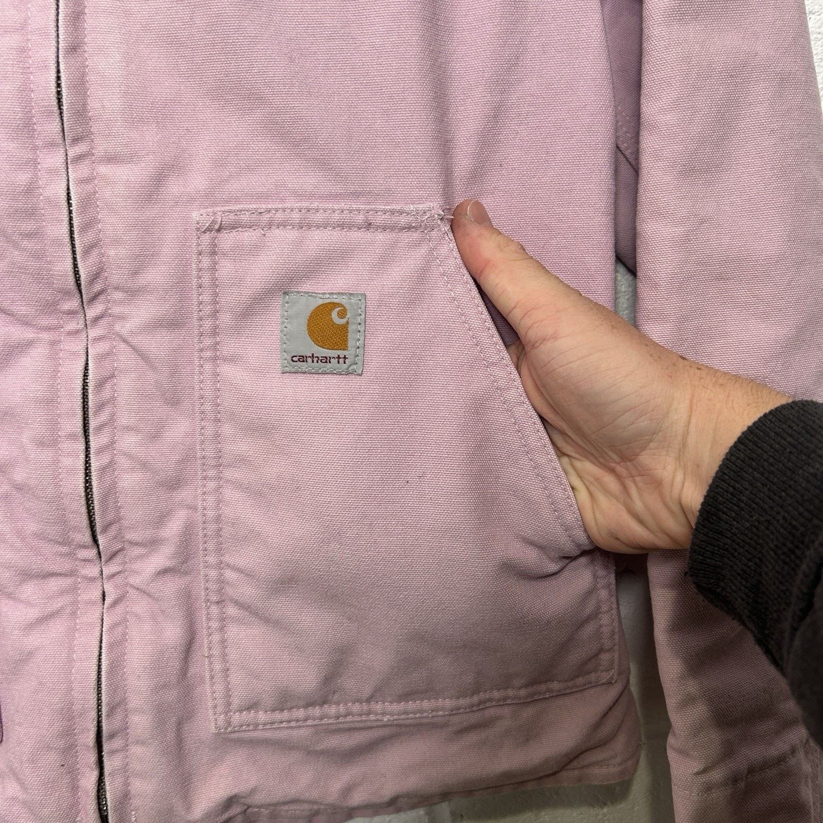 Carhartt Carhartt Sherpa-Lined Canyon Jacket “Light Pink” WJ022 FPL Size S / US 4 / IT 40 - 7 Thumbnail