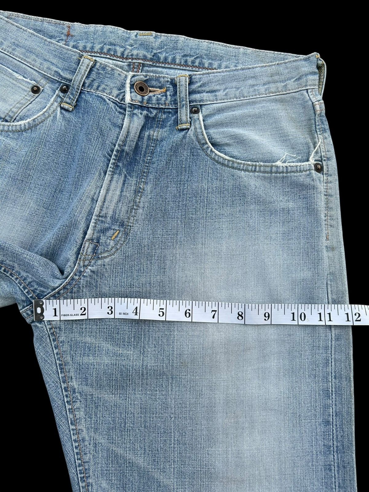 Kapital Vintage Edwin 505ZX Selvedge Distressed Faded Denim Jeans Size US 30 / EU 46 - 14 Thumbnail