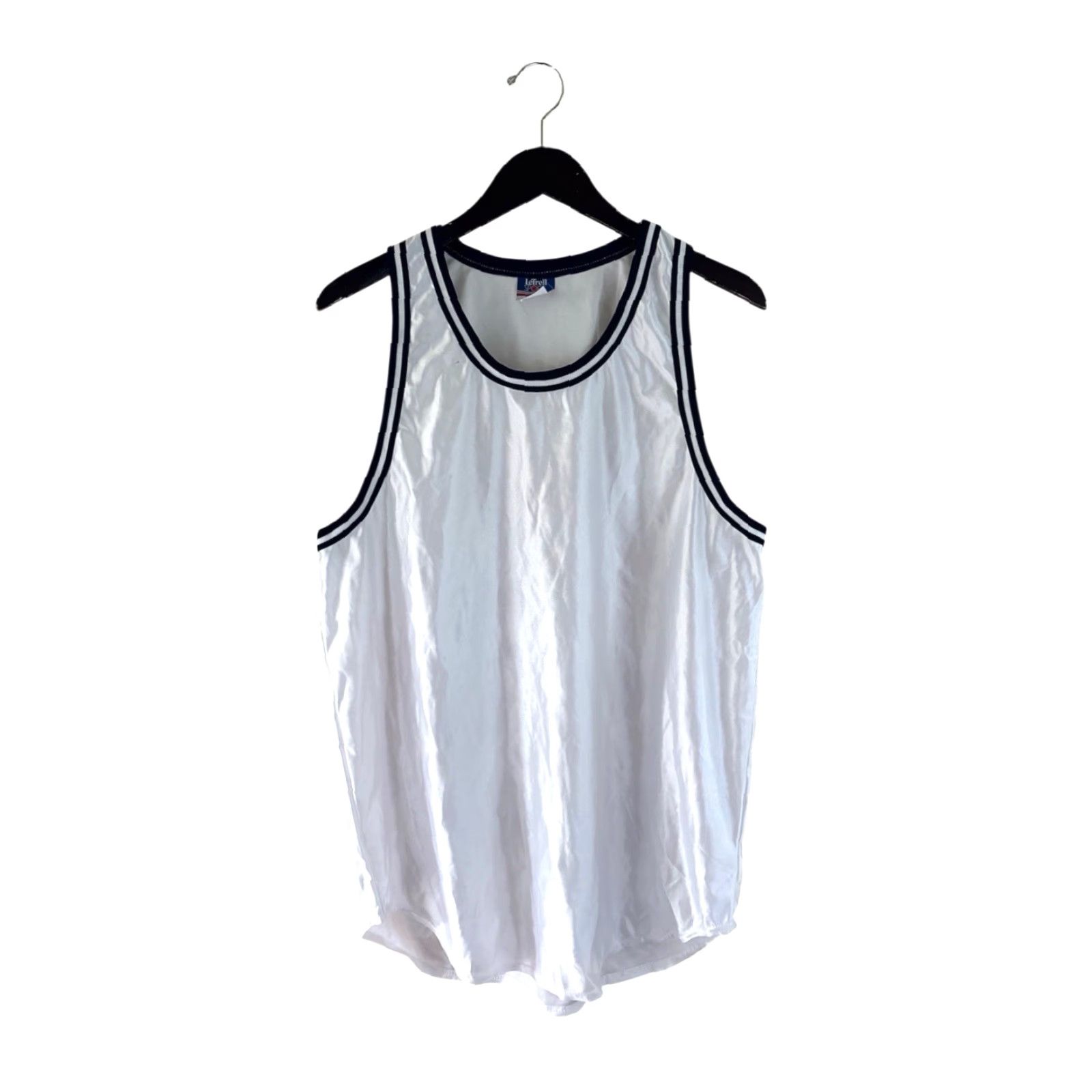 Vintage VINTAGE Letrell Dazzle Basketball Jersey Shirt Mens XL NWOT 90s USA White Jersey Tank Basketball 90s Mens Size US XL / EU 56 / 4 - 2 Thumbnail