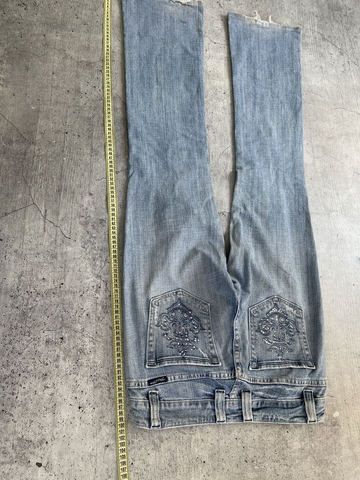 Miss Me Miss Me Jeans Womens 29 Blue Bootcut Denim Regular Fit Women Size 29" - 7 Thumbnail
