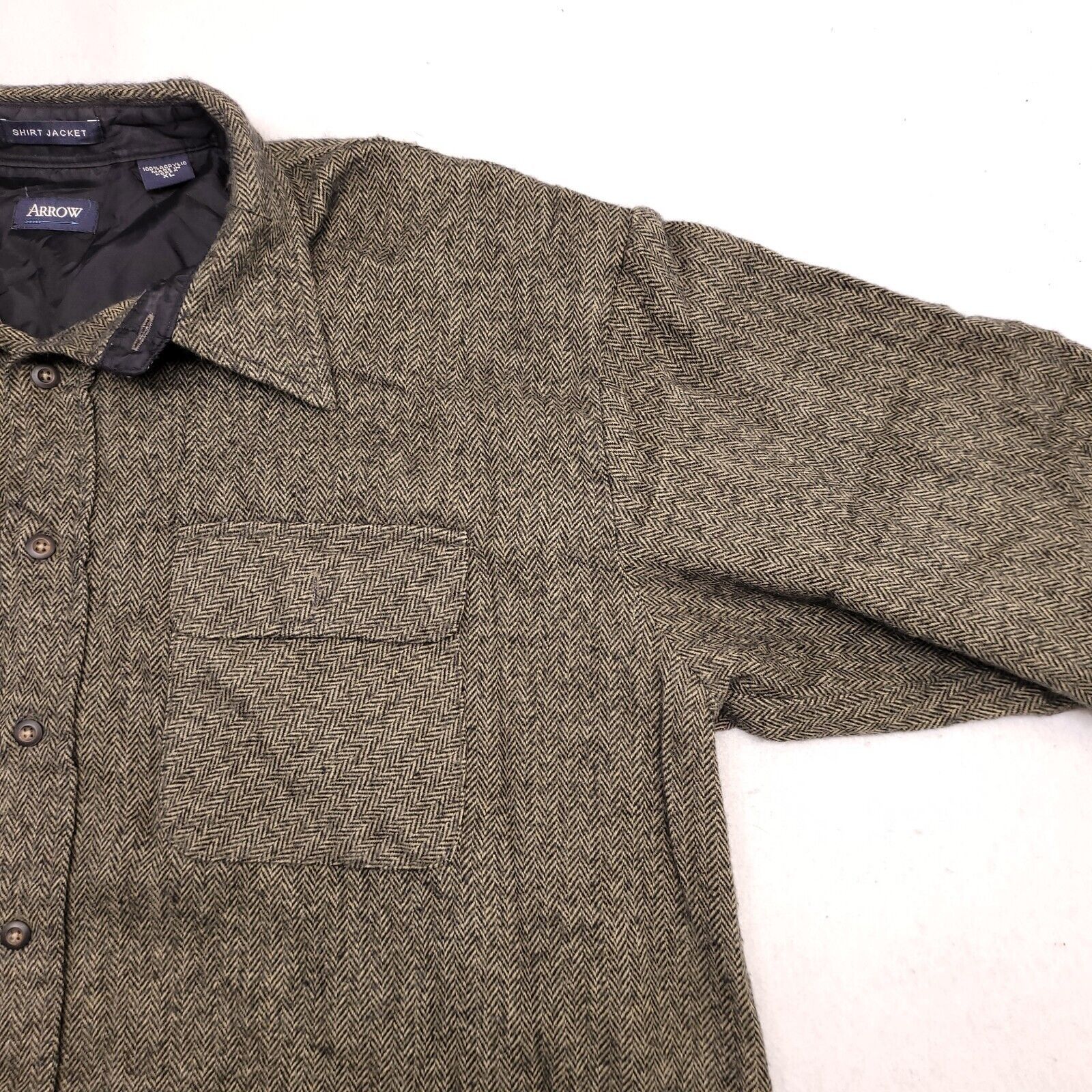 Arrow Arrow Casual Button Up Shirt Mens Size Extra Large XL Green Size US XL / EU 56 / 4 - 5 Thumbnail