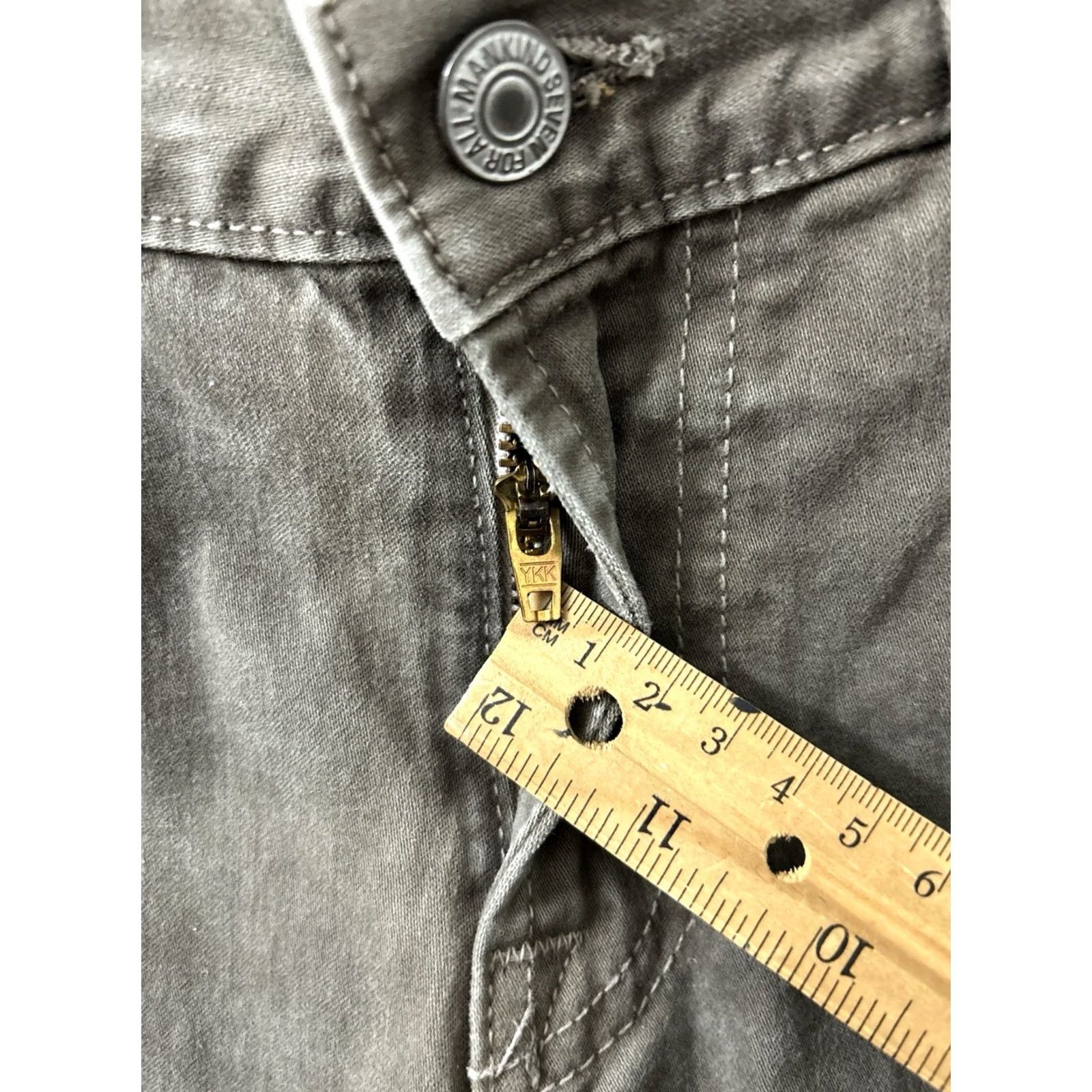 7 For All Mankind VTG 7 for All Mankind Bootcut Jeans Womens 26x30 Brown Made In USA Denim Bootsuit? Size 26" / US 2 / IT 38 - 5 Thumbnail