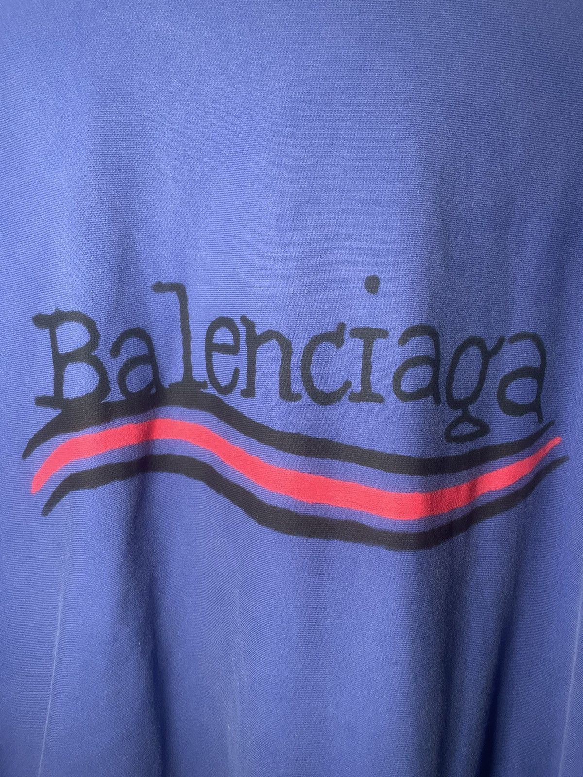 Balenciaga Balenciaga Hand Drawn Political Campaign Crewneck Size US L / EU 52-54 / 3 - 7 Thumbnail