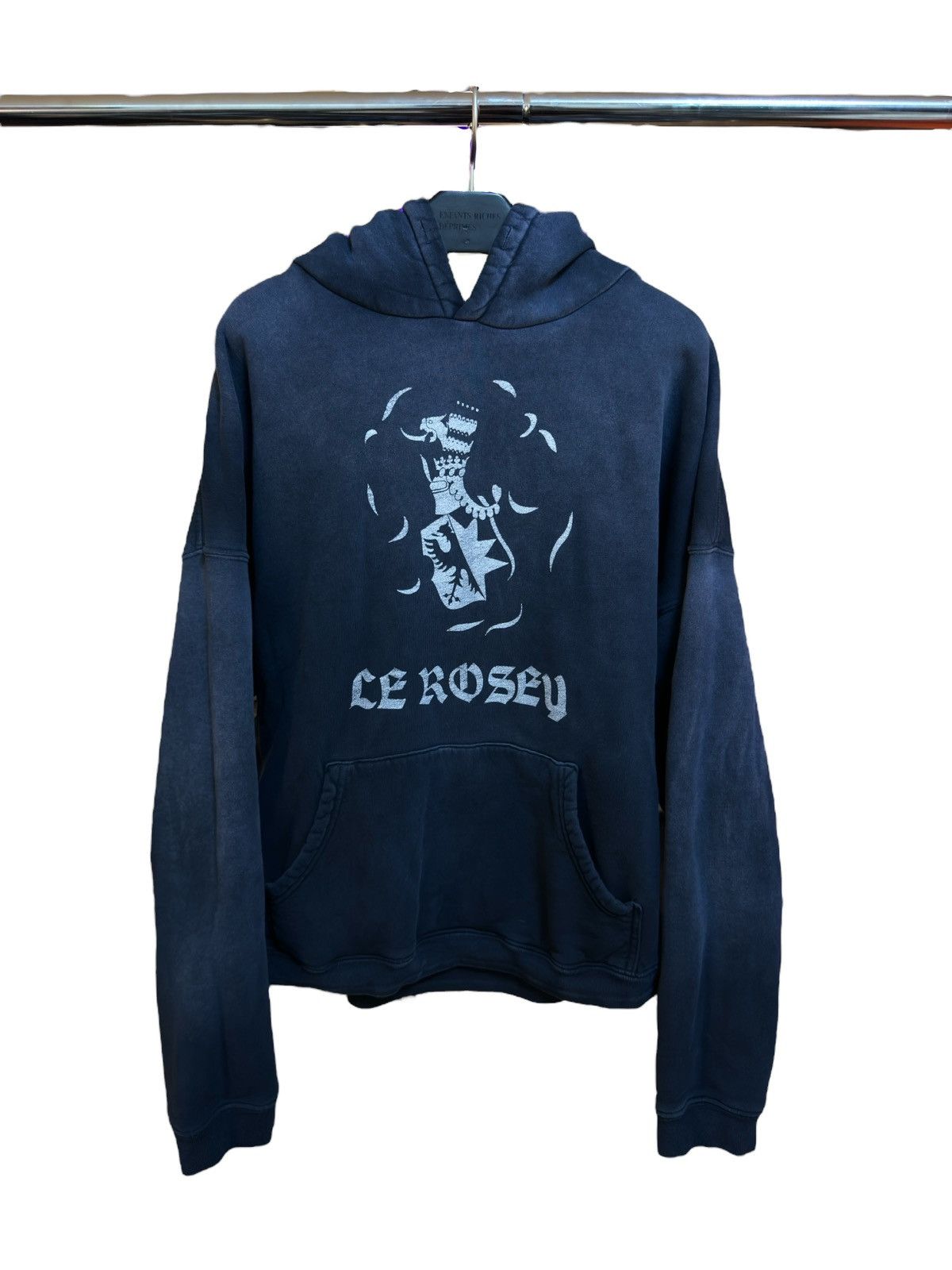 image of Enfants Riches Deprimes Erd Le Rosey Hoodie in Navy, Men's (Size XL)