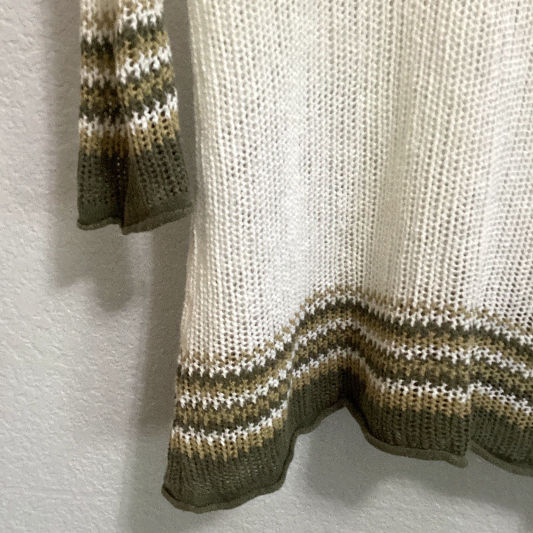 Tommy Bahama Tommy Bahama Tunic Women M White Linen Cotton 3/4 Sleeve Open Knit Cover Up Beach Bohemian Coastal Light Breathable Casual Travel Size M / US 6-8 / IT 42-44 - 3 Thumbnail