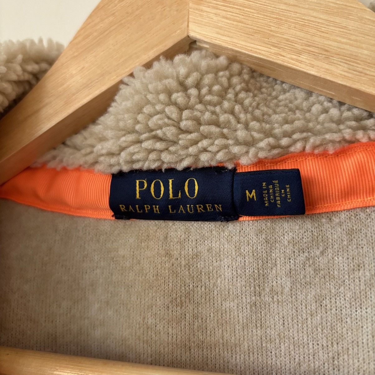 Polo Ralph Lauren Faux-Shearling Zip Jacket Hi-Pile Sherpa Colorblock Fleece Size US M / EU 48-50 / 2 - 12 Thumbnail