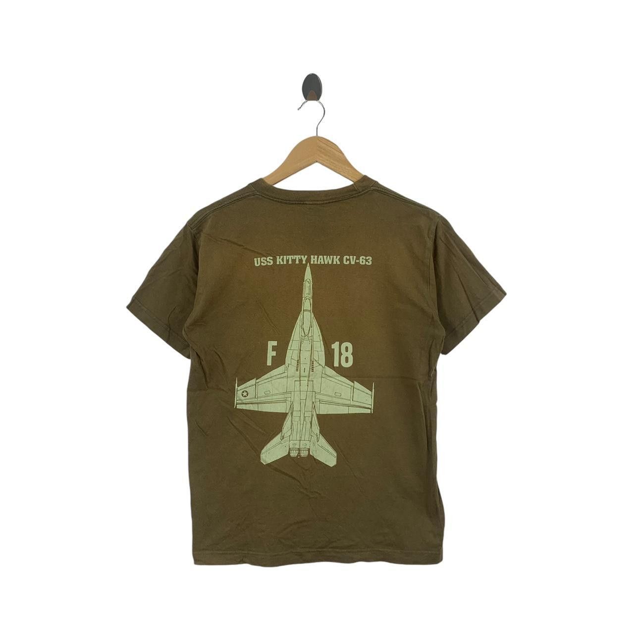 Vintage Vintage SUPER HORNET RHINO USS Kitty Hawk Tee Shirt Size US S / EU 44-46 / 1 - 4 Thumbnail