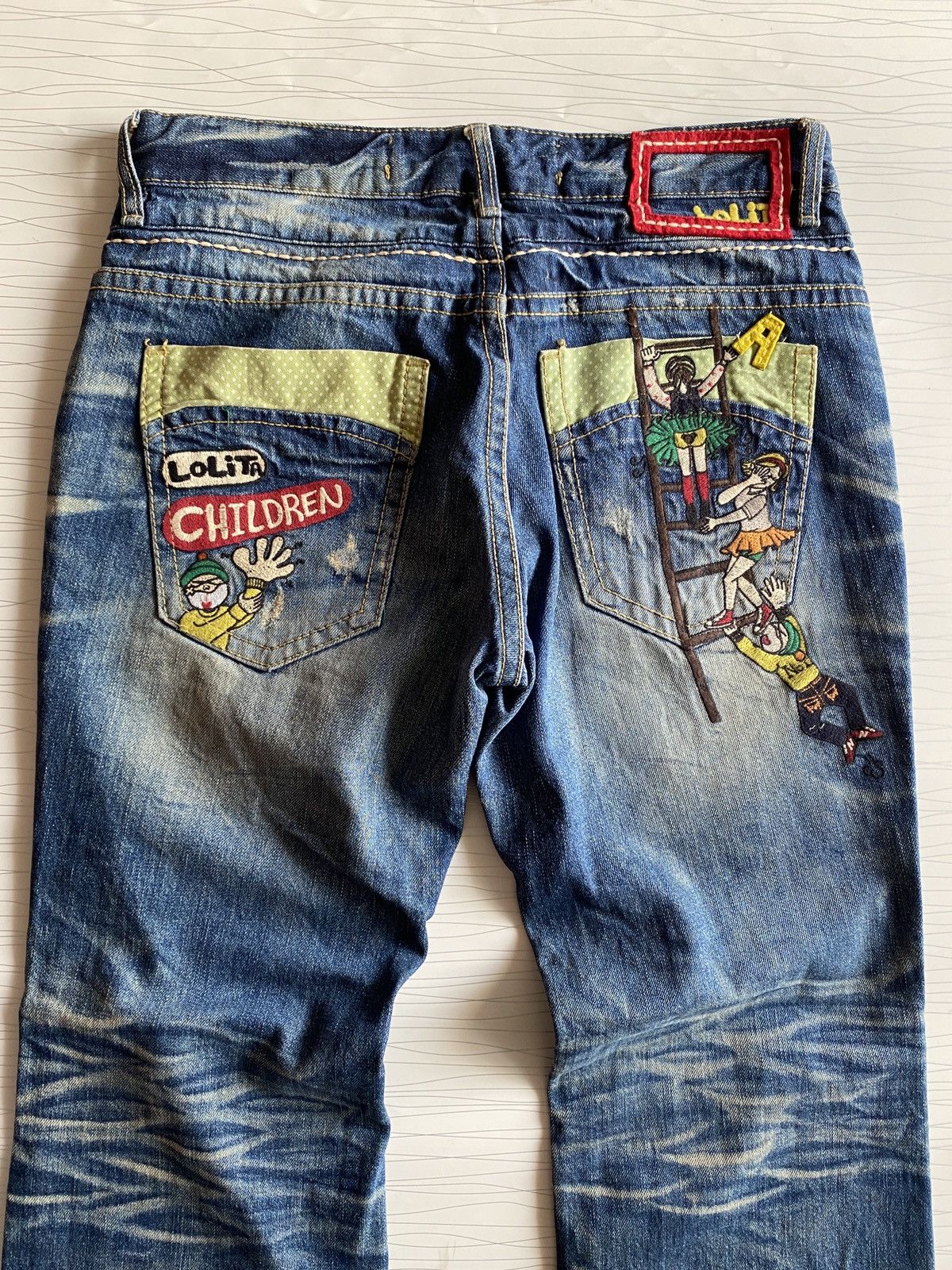 Lolita Jeans Rare Yoshitomo Nara X Lolita Jeans Children Play Size US 34 / EU 50 - 5 Thumbnail