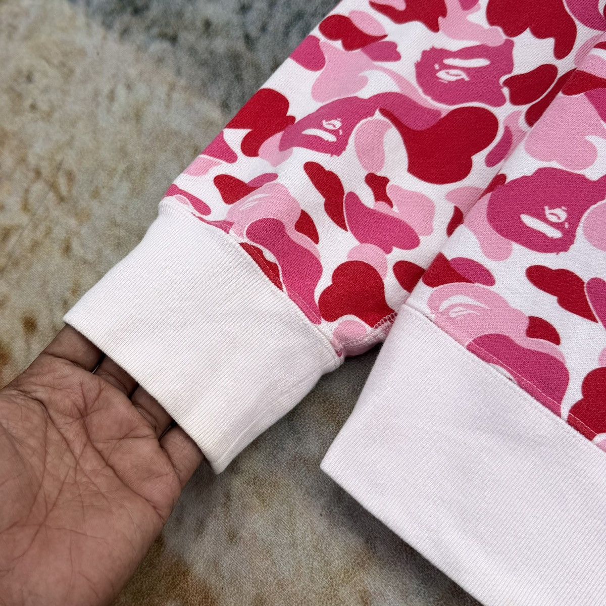 Bape BAPE ABC Camo Crewneck Pink Mens Size US L / EU 52-54 / 3 - 10 Thumbnail
