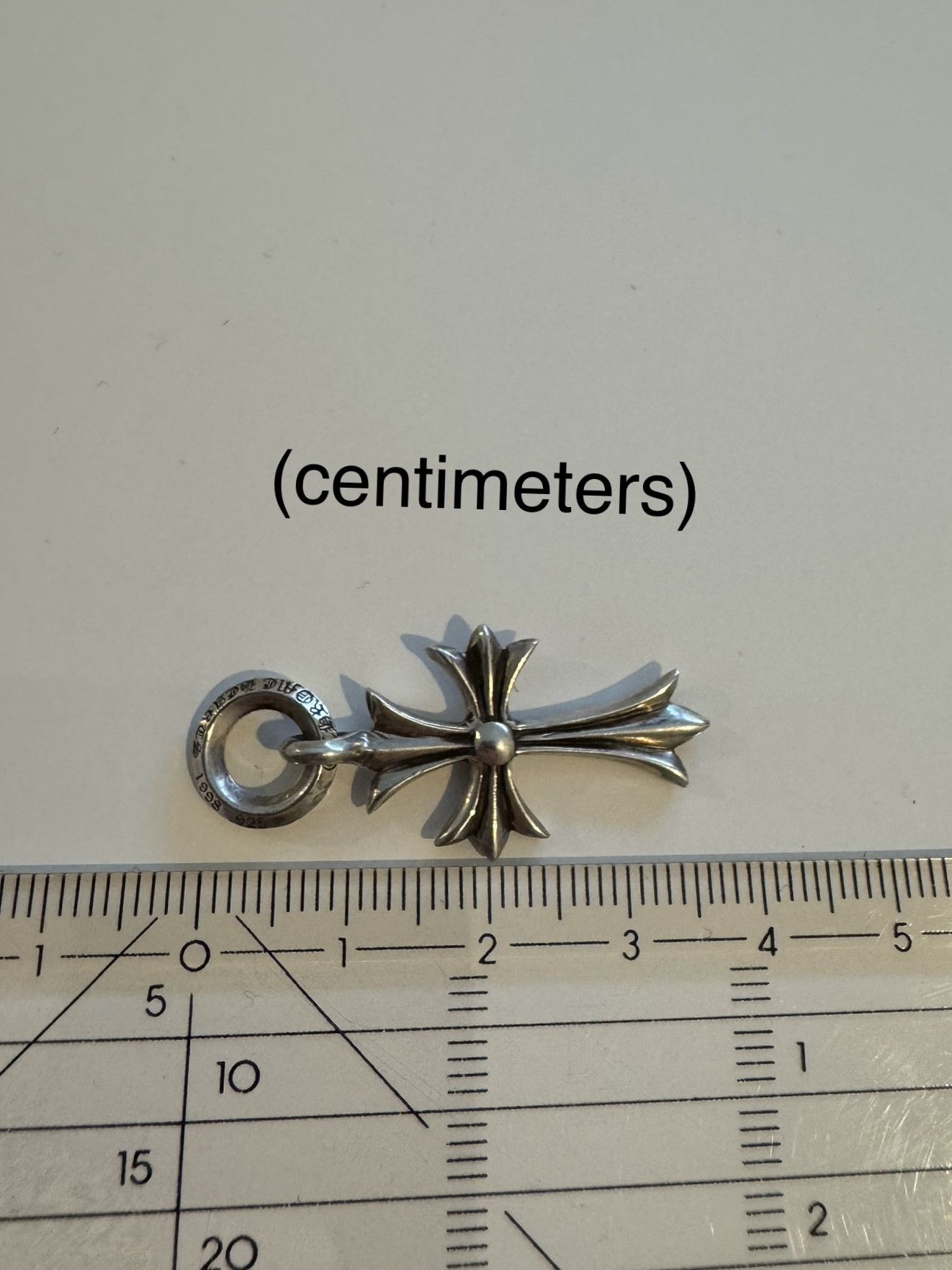 Chrome Hearts Double Floral Cross Ring SV925