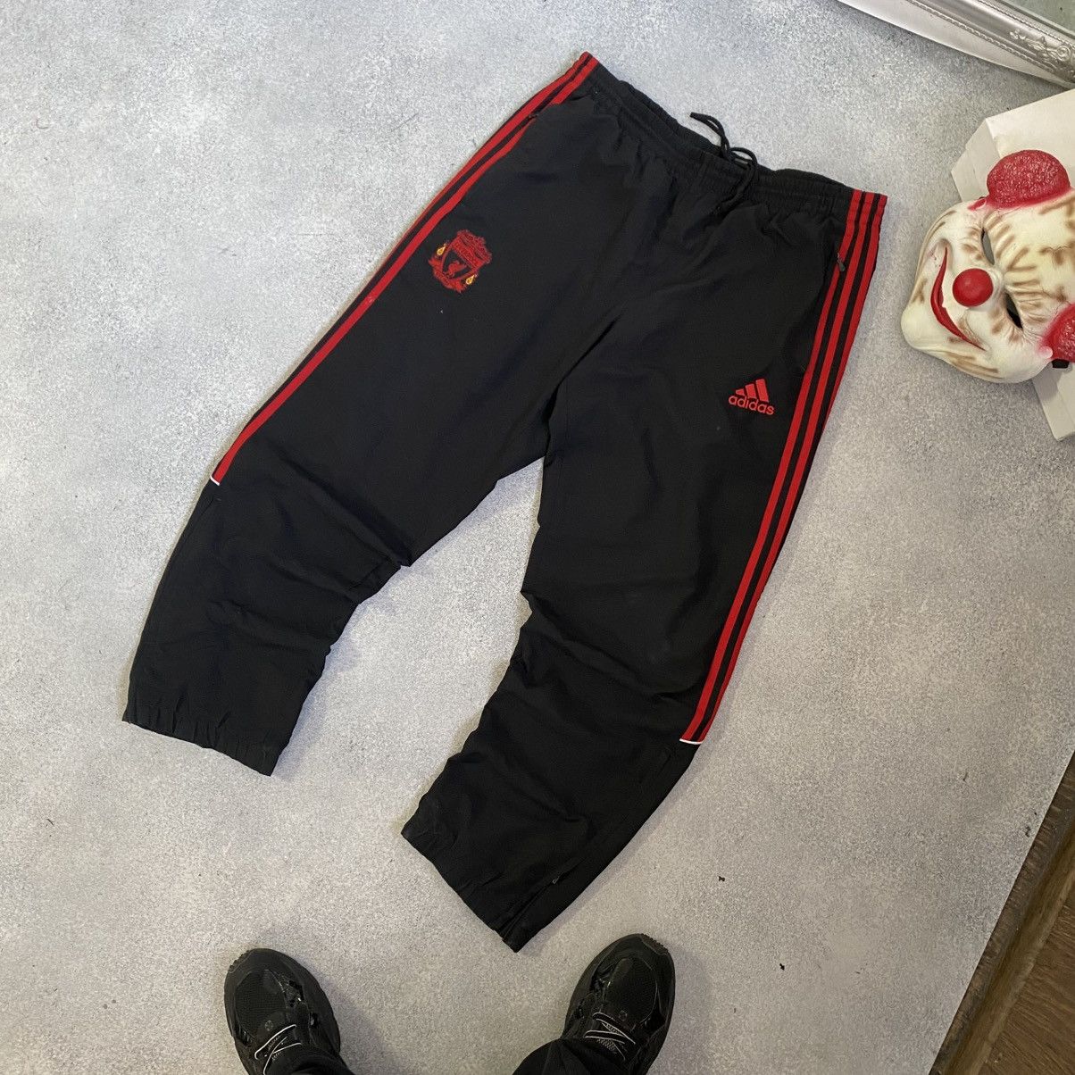 Adidas Vintage Y2k Adidas Liverpool Nylon Soccer Drill Pants 00’s Size US 34 / EU 50 - 2 Thumbnail