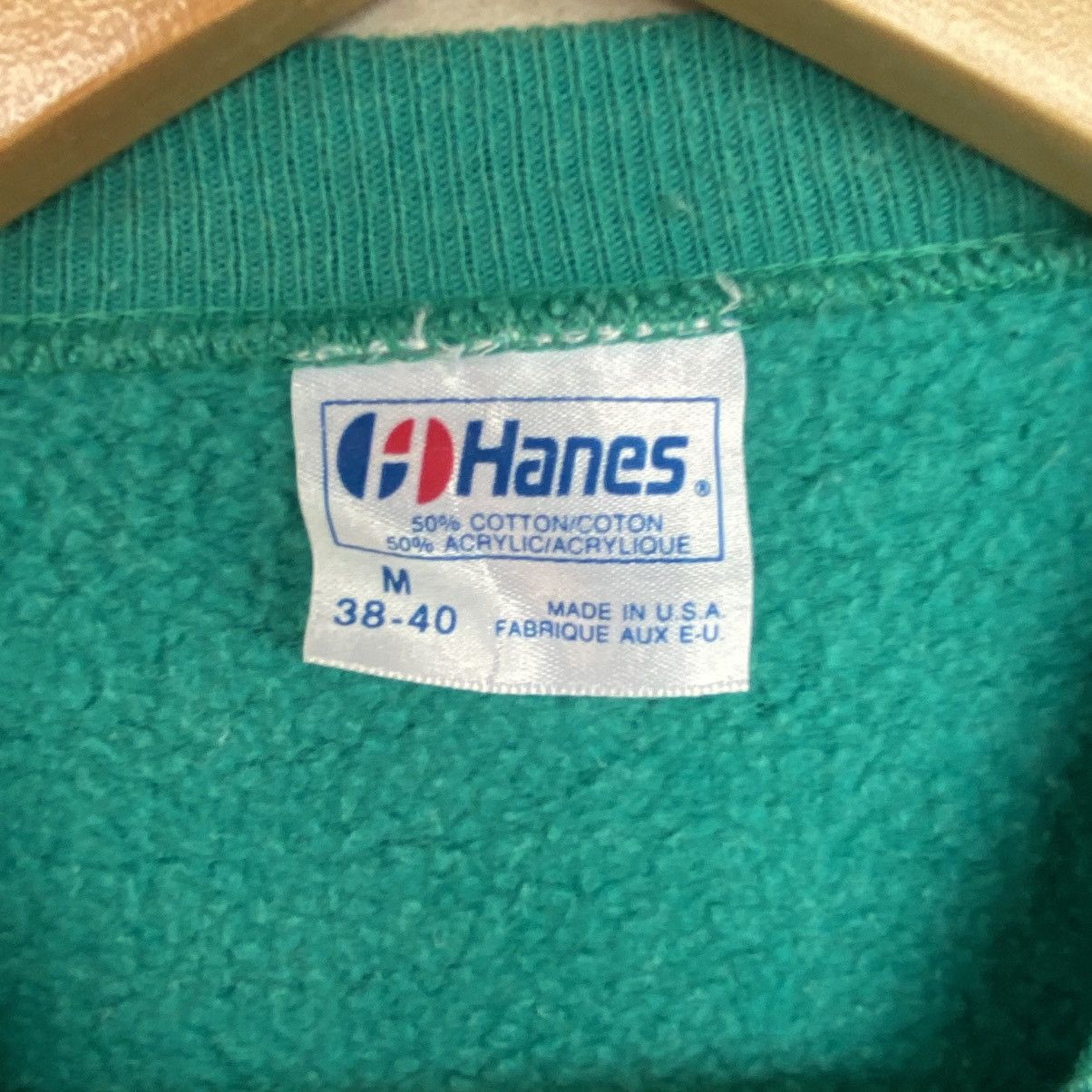 Other Vintage Hanes Big Embroidery Crewneck Sweatshirt Green SizeM Size US M / EU 48-50 / 2 - 5 Thumbnail