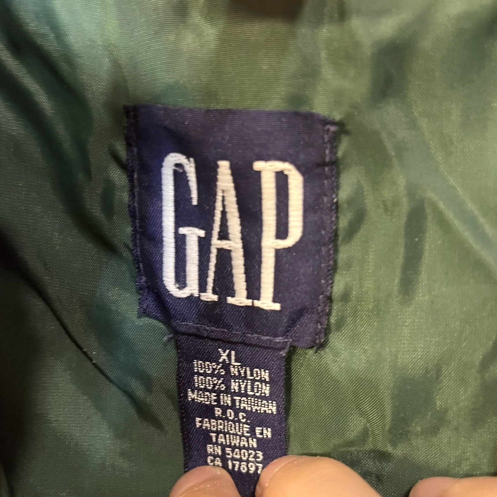 Gap VINTAGE Gap Pullover Jacket Mens L Anorak Blue Windbreaker Hoodie Size US L / EU 52-54 / 3 - 3 Thumbnail
