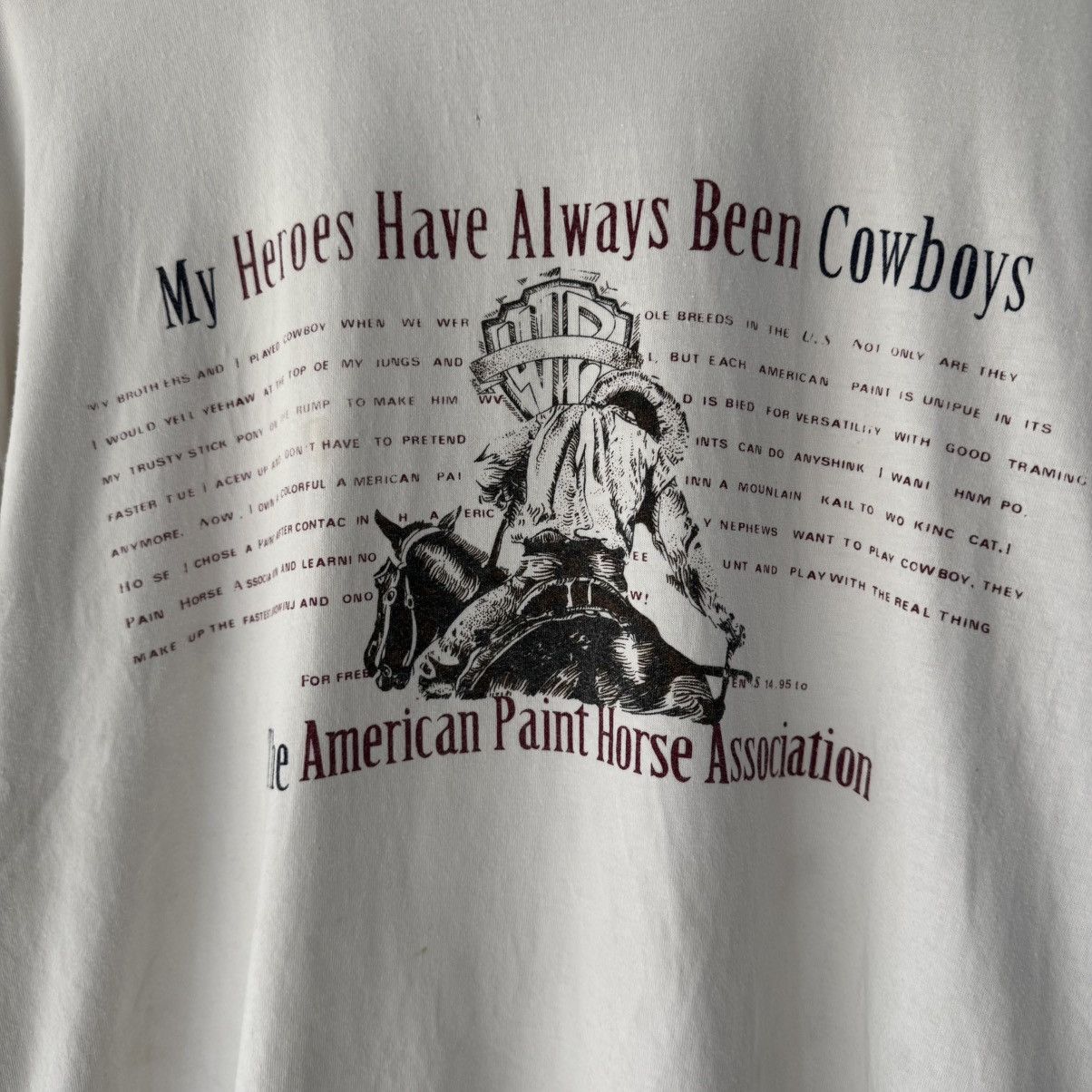 Vintage The American Paint Horse Association Tee Size US L / EU 52-54 / 3 - 3 Thumbnail
