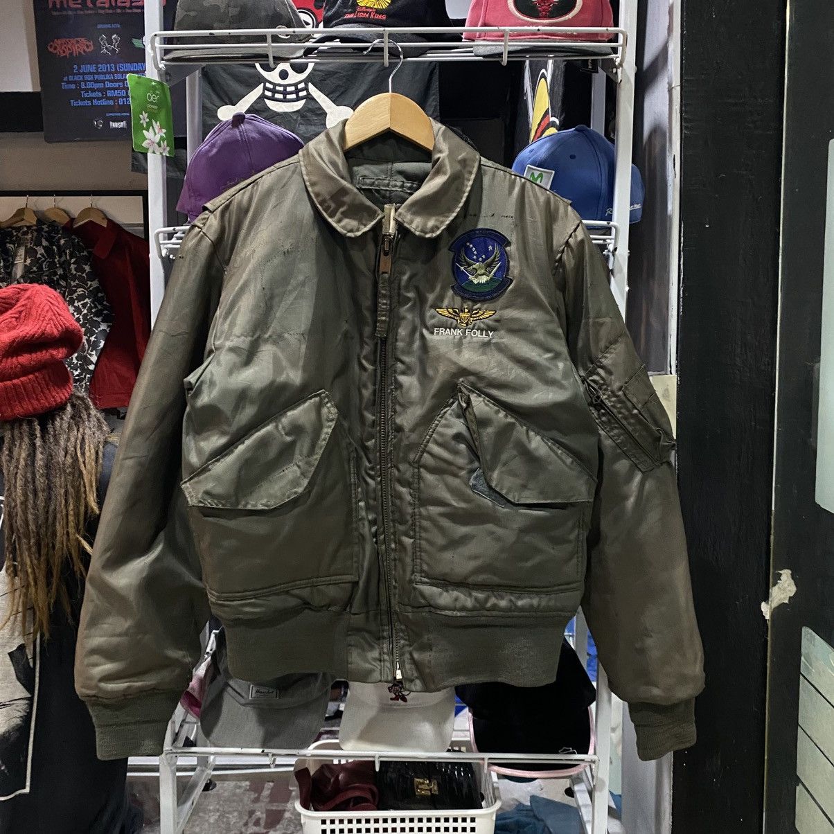 Vintage Vintage 98th Bomb Wing 34th Bomb Squadron Bomber Jacket RARE Size US M / EU 48-50 / 2 - 2 Thumbnail