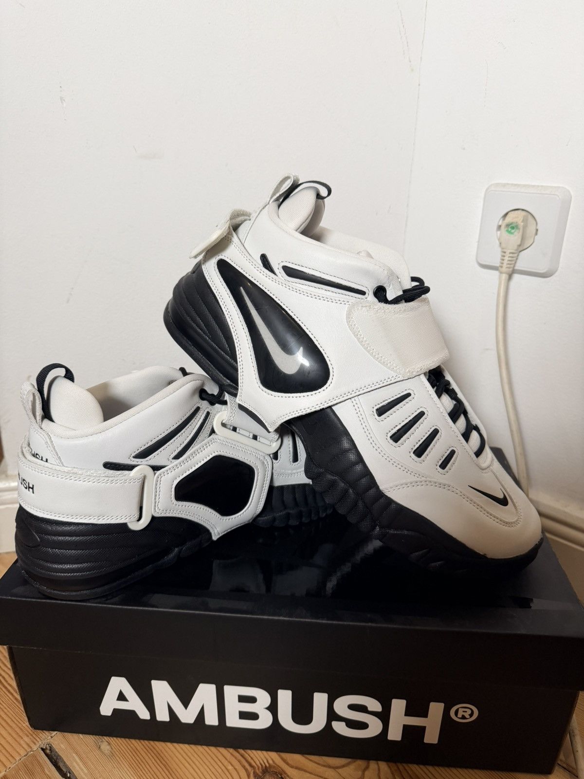 Ambush Design Nike x AMBUSH Air Adjust Force Black White DS US13 EU47.5 Size US 13 / EU 46 - 1 Thumbnail