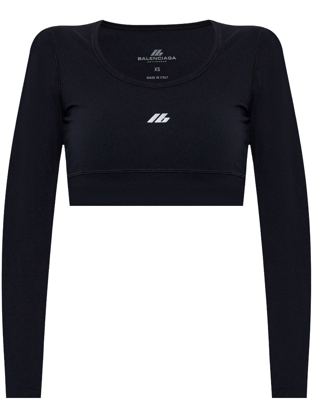 Balenciaga LOGO CROPPED TOP Size S / US 4 / IT 40 - 1 Thumbnail