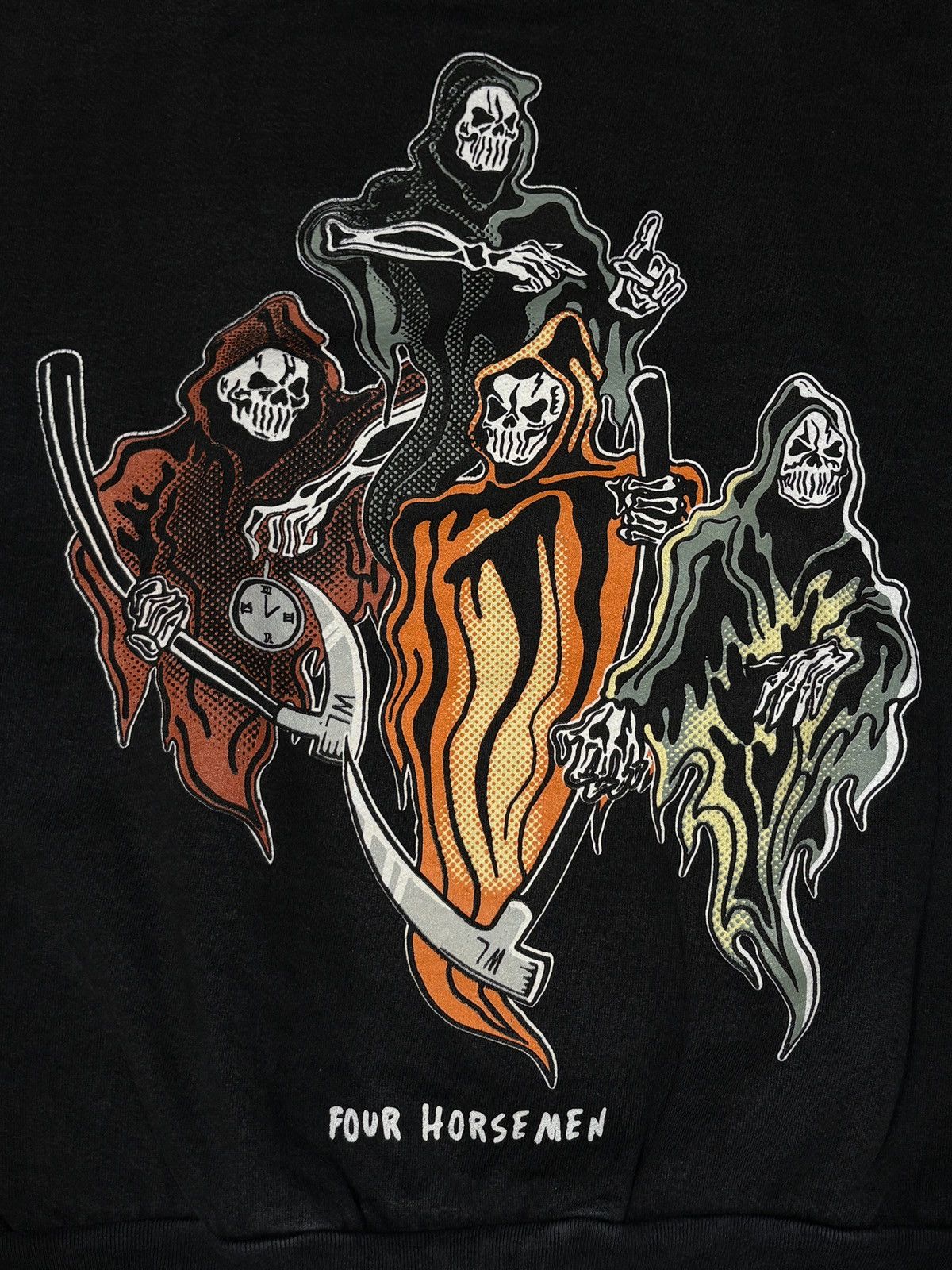 Warren Lotas 2020 Warren Lotas Black “The Four Horsemen” Hoodie Size M Size US M / EU 48-50 / 2 - 5 Thumbnail