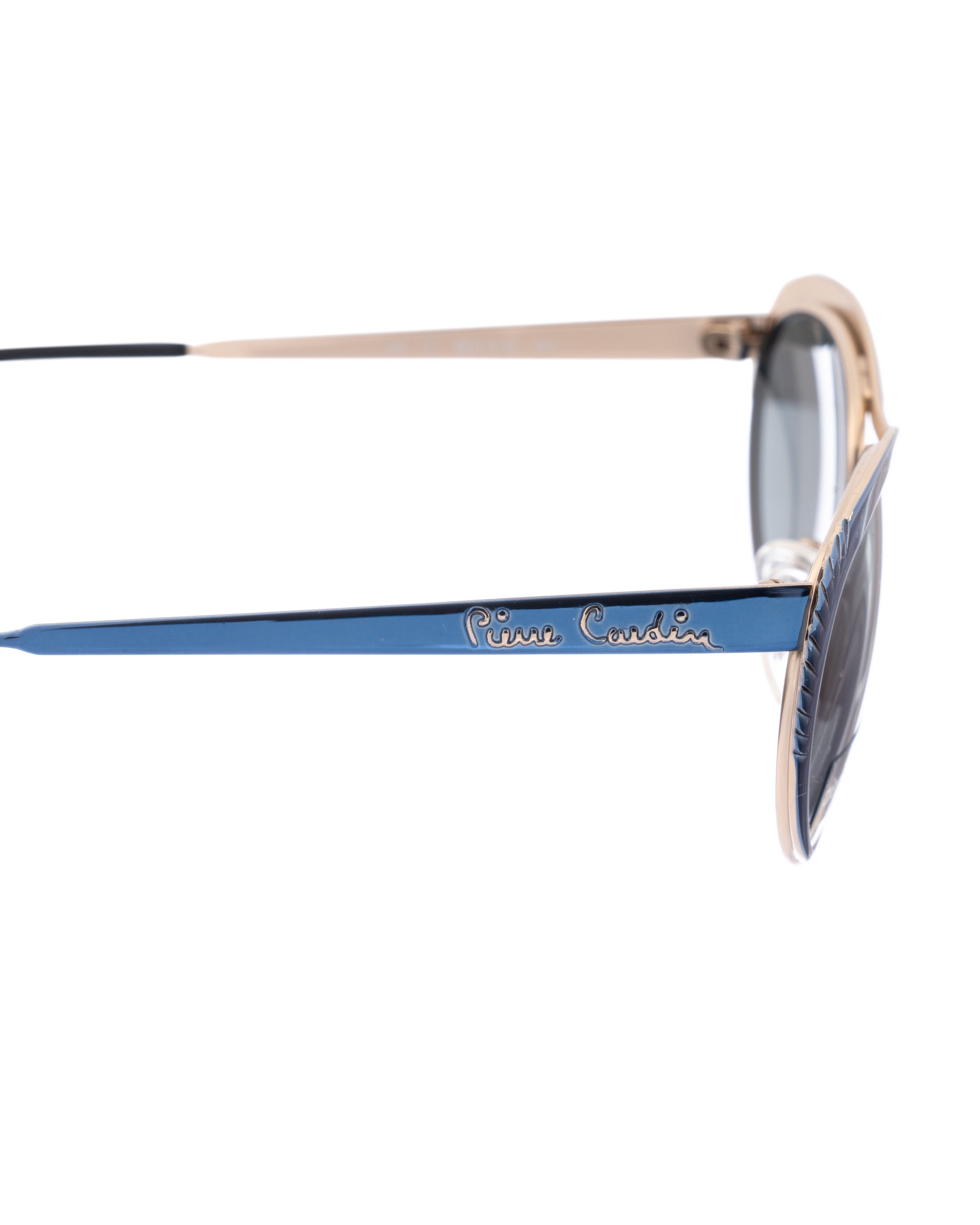 Pierre Cardin Pierre Cardin 00s Blue Cat Eye Sunglasses Size ONE SIZE - 3 Thumbnail