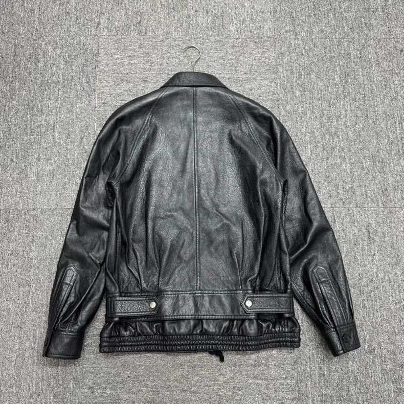 Saint Laurent Paris black rhinestone zipper leather jacket Size US M / EU 48-50 / 2 - 2 Thumbnail