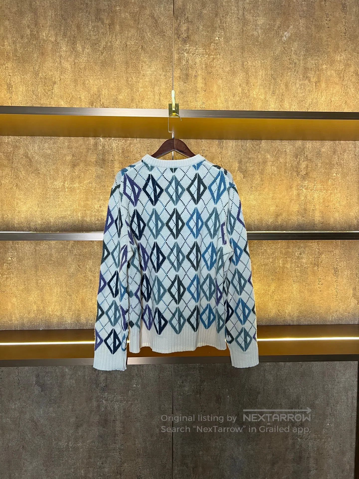 Dior Dior Diamond Knit Sweater| Size US L / EU 52-54 / 3 - 2 Thumbnail