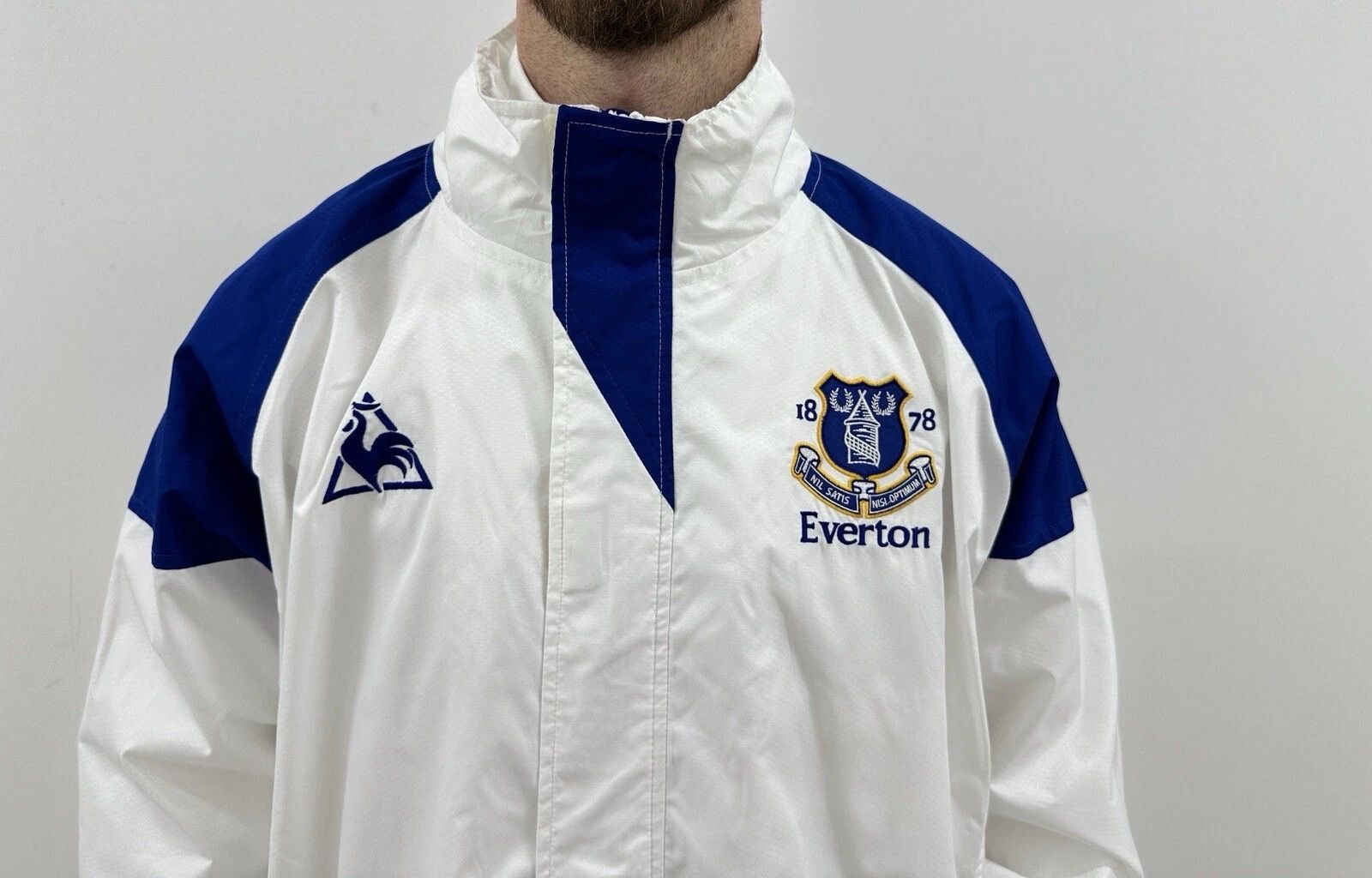 Le Coq Sportif Fc Everton 2010 2011 Track Jacket Training Soccer Football Size US XXL / EU 58 / 5 - 2 Thumbnail