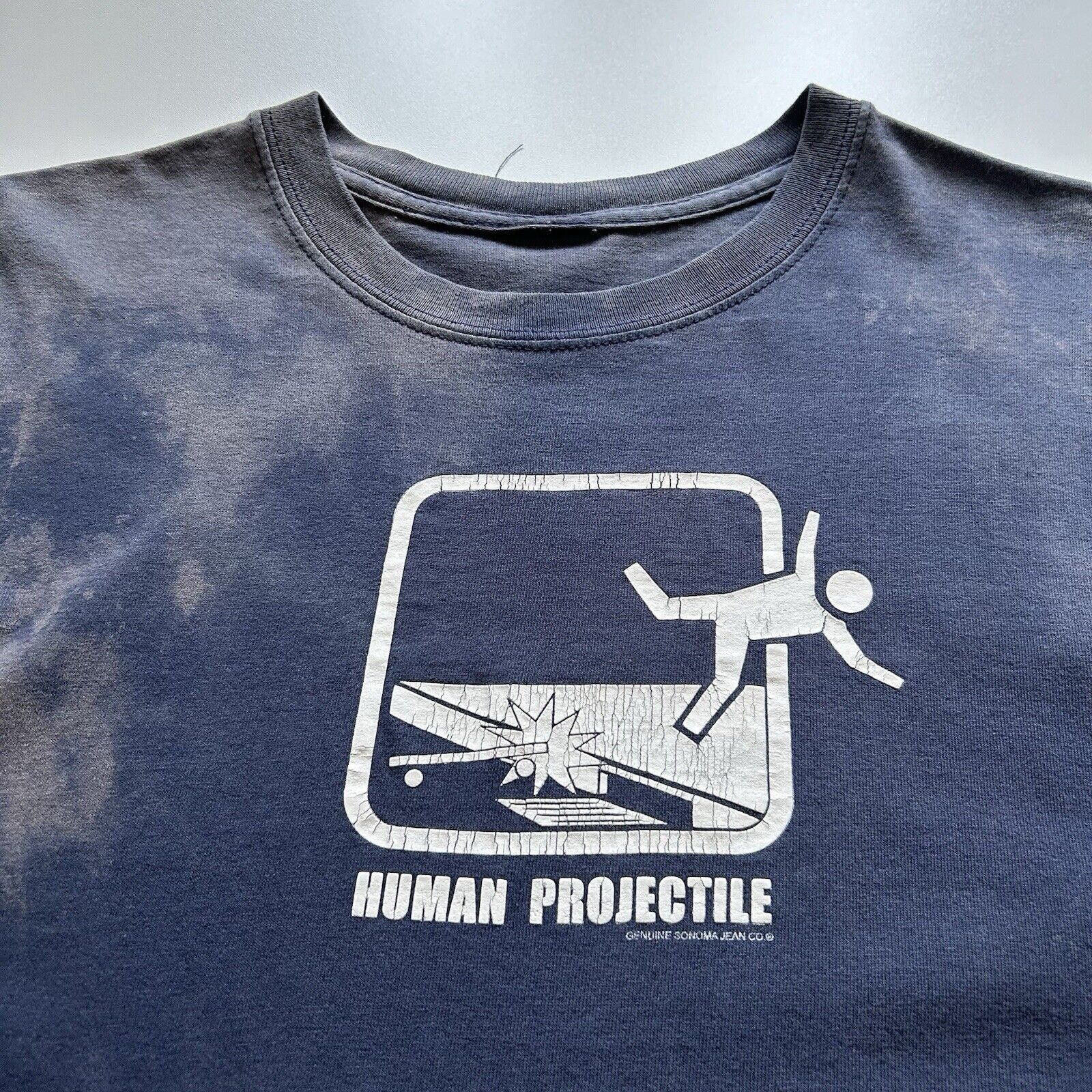 Vintage Vintage Y2K Human Projectile Skateboard Funny Art T Shirt XL Size US XL / EU 56 / 4 - 3 Thumbnail