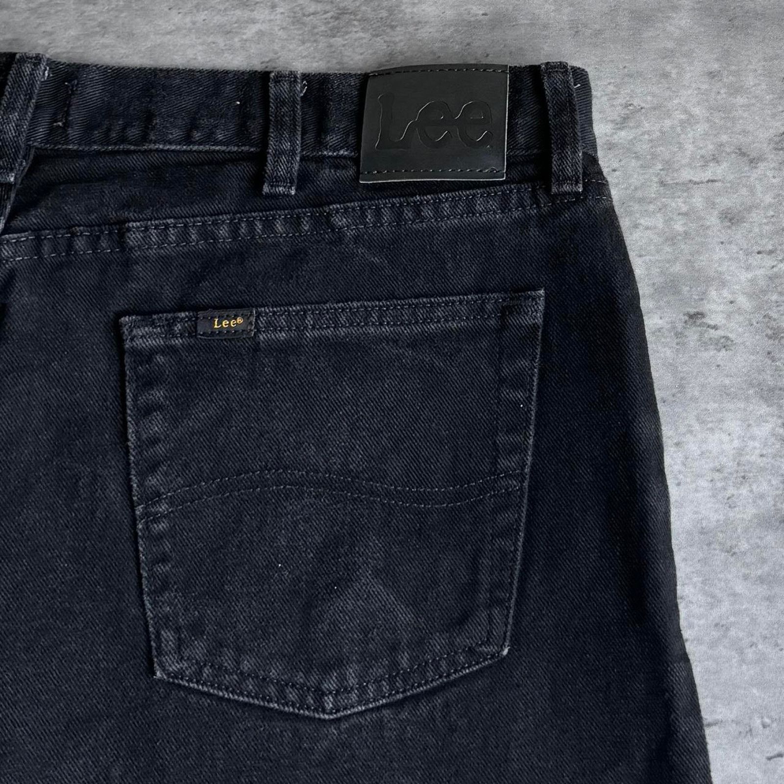Japanese Brand × Lee × Levi's Vintage Y2K Faded Black Lee Grunge Opium Essential Jeans Size US 38 / EU 54 - 3 Thumbnail