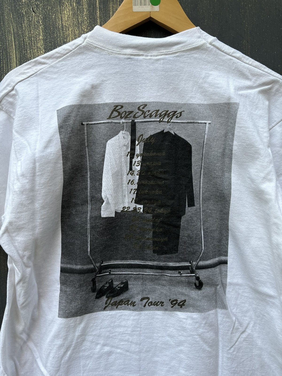 Vintage RARE! Vintage 90’s Art Japan Tour 1994 Boz Scaggs Size US L / EU 52-54 / 3 - 4 Thumbnail