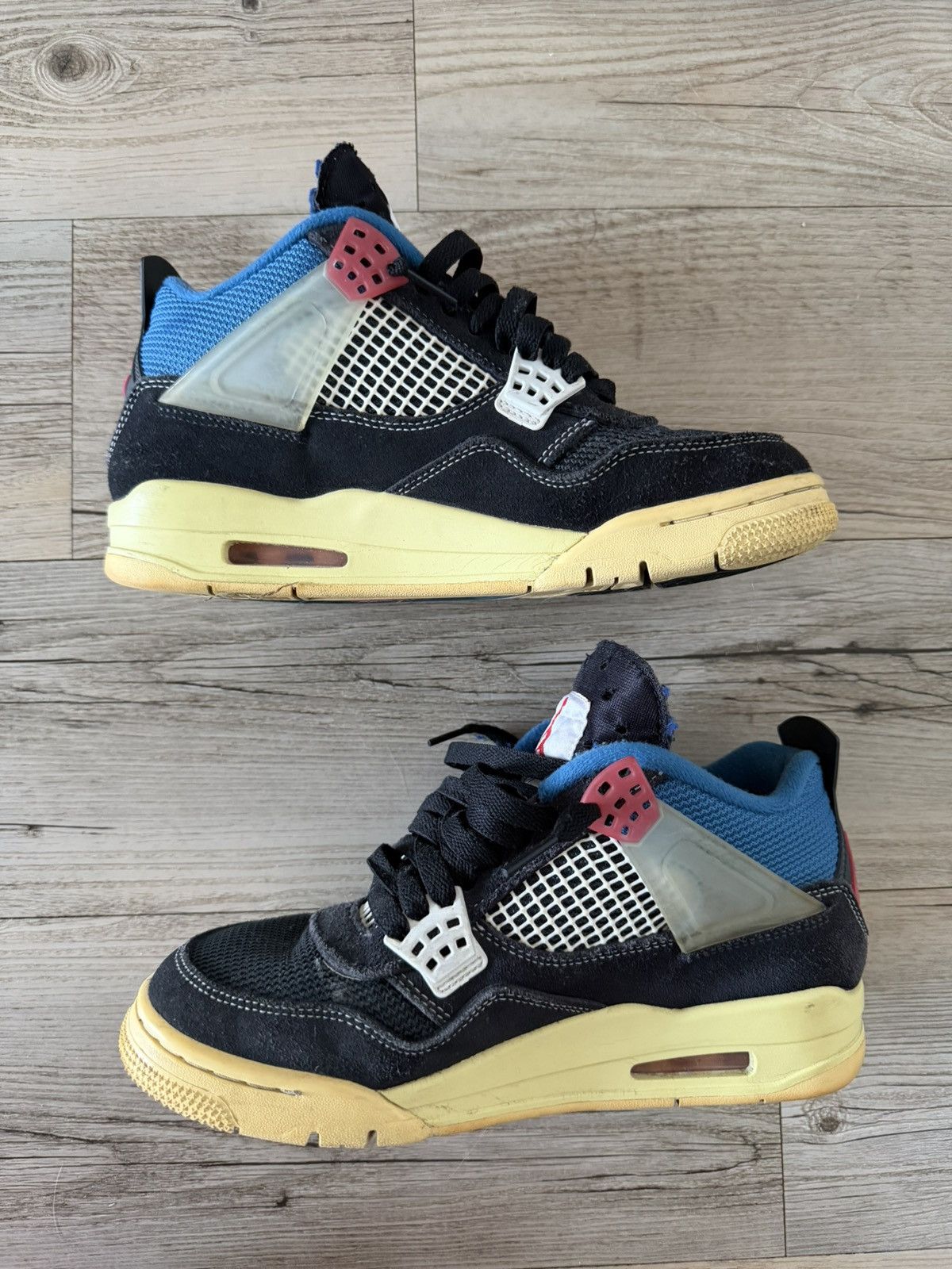 Jordan Brand Jordan 4 Retro Union Off Noir Size US 6.5 / EU 39-40 - 2 Thumbnail