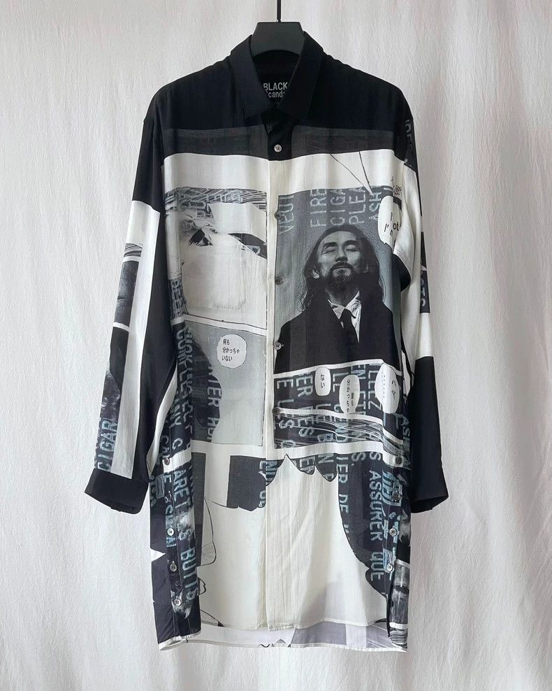 Yohji Yamamoto yohji yamamotoPrinted gown shirt 2503-Nextarrow Size US L / EU 52-54 / 3 - 1 Thumbnail