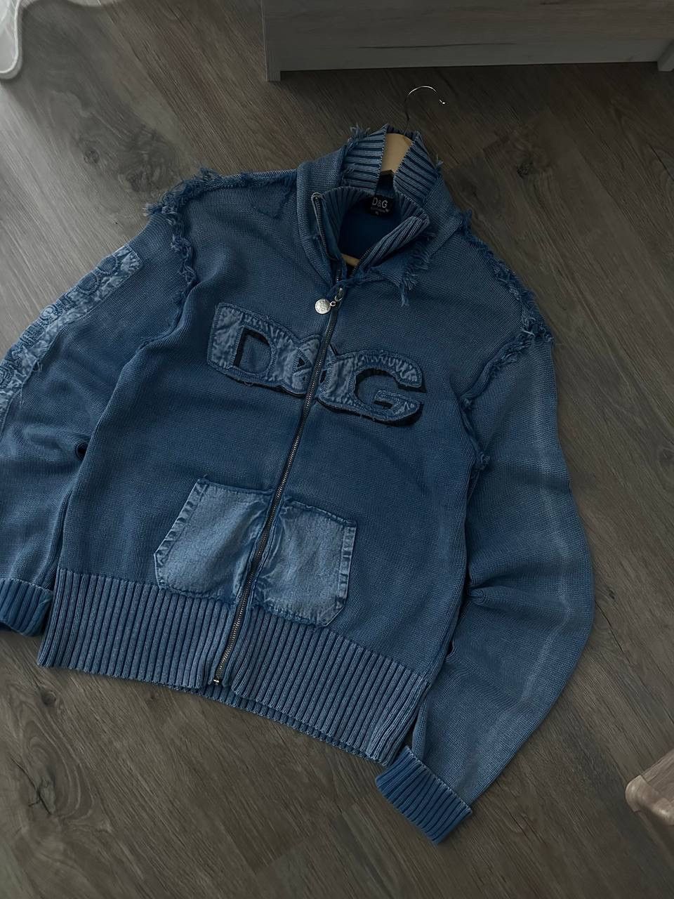 Dolce & Gabbana × Vintage Vintage Dolce&Gabbana Blue Full Zip Hoodie Center Logo Size US M / EU 48-50 / 2 - 4 Thumbnail