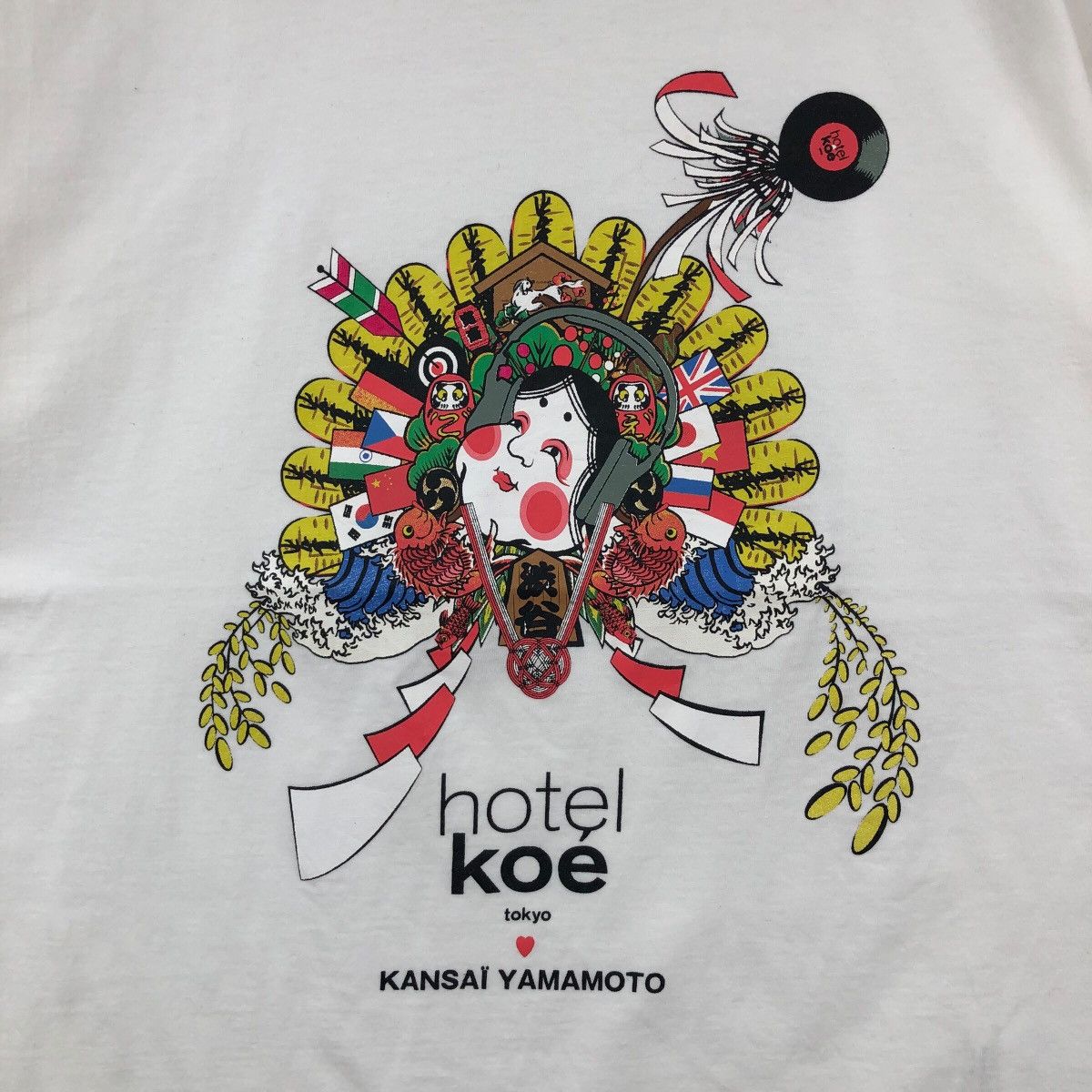 Kansai Yamamoto Hotel KOÉ Tokyo Kansai Yamamoto T Shirt Size XS Size XS / US 0-2 / IT 36-38 - 3 Thumbnail