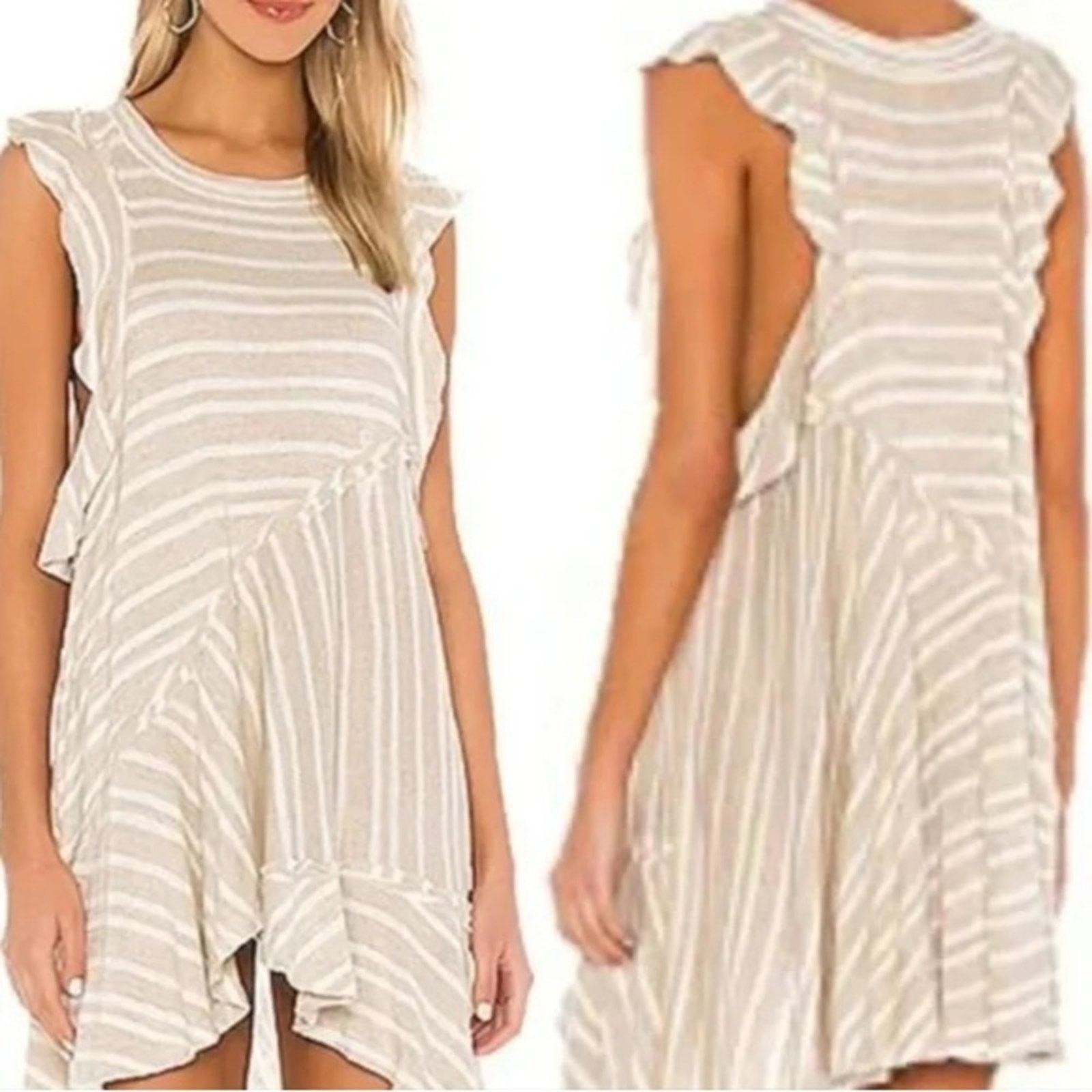 Free People Free People Read Linen Blend Tunic Dress Womens XS Size XS / US 0-2 / IT 36-38 - 2 Thumbnail